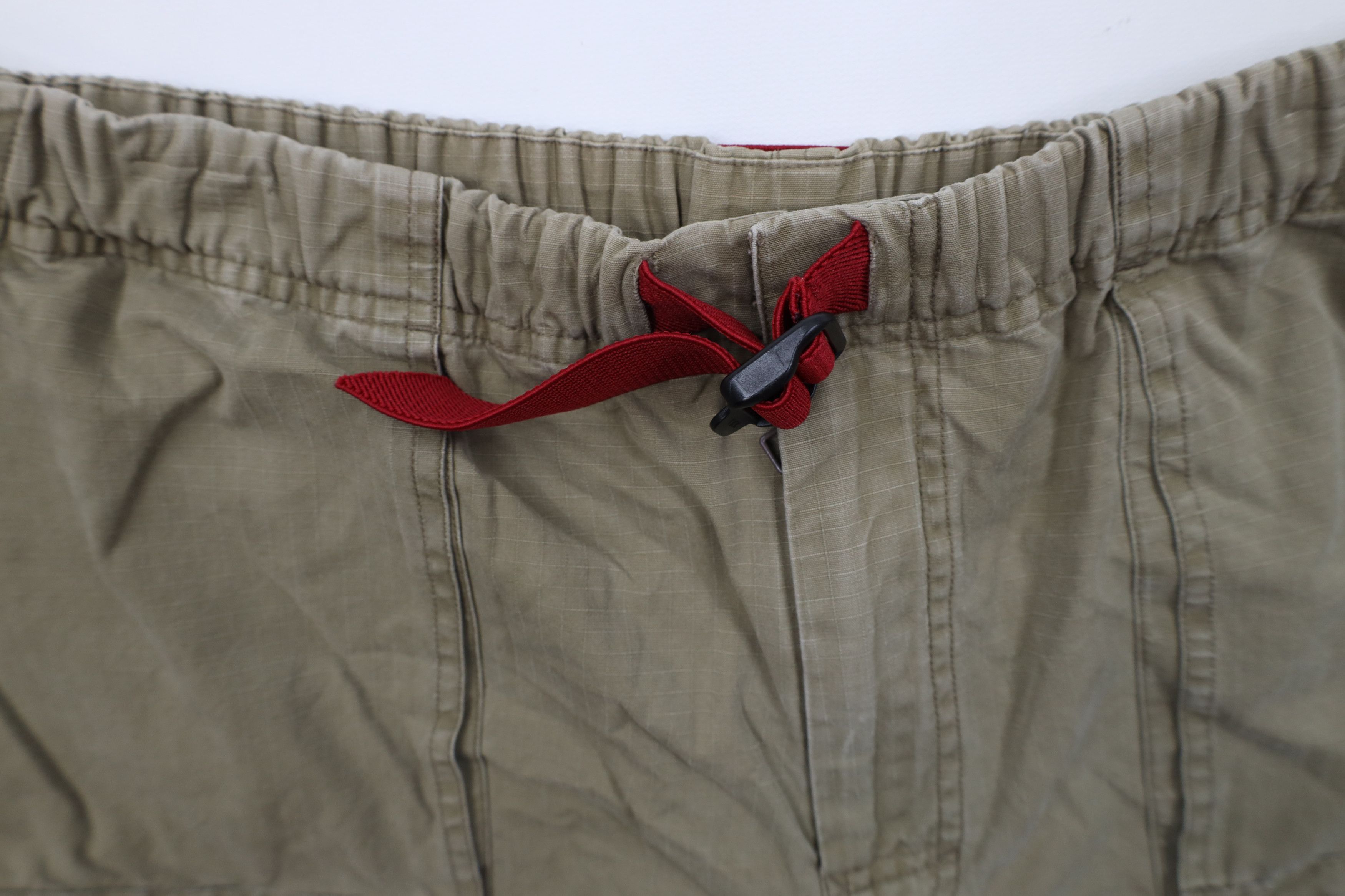 Gap Vintage Y2K 2000 Gap Belted Ripstop Cargo Shorts Green Brown Size US 34 / EU 50 - 5 Thumbnail