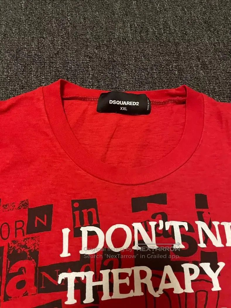 Dsquared2 DSquared2 Red Graphic Short Sleeve T. Size US XXL / EU 58 / 5 - 3 Thumbnail