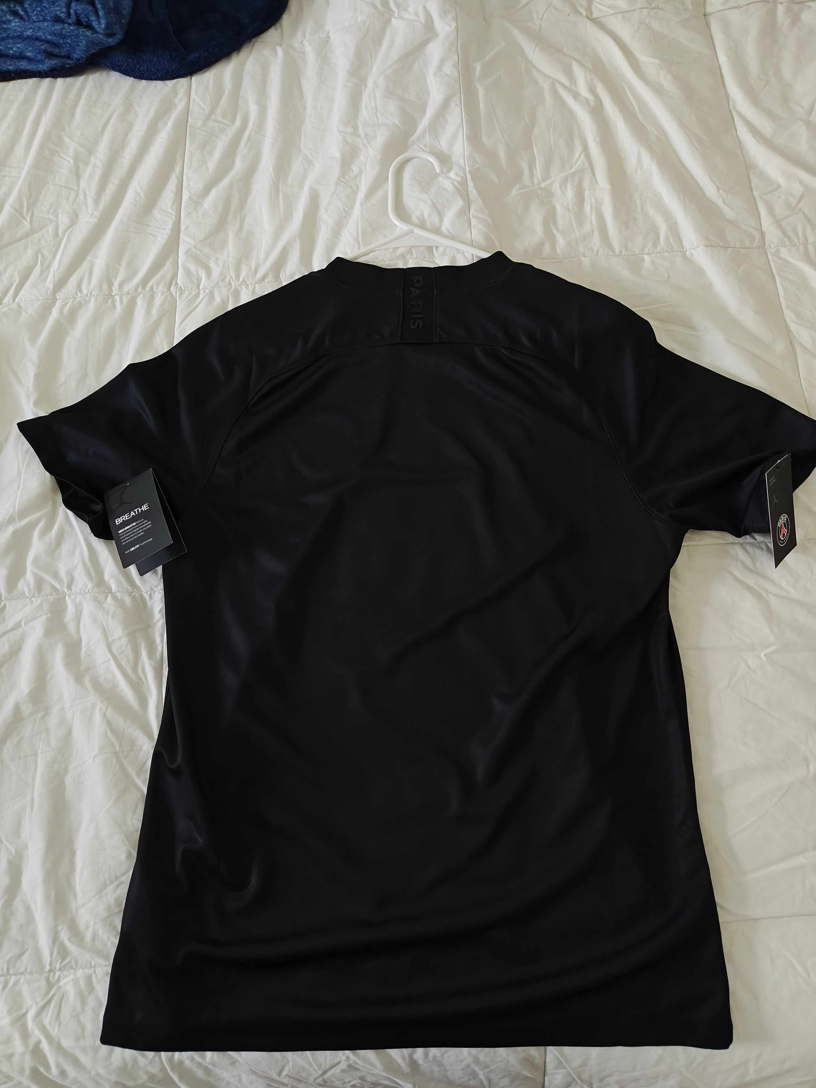Jordan Brand × Nike Men's Paris Saint Germain Black Jersey Size L Football Size US L / EU 52-54 / 3 - 14 Thumbnail