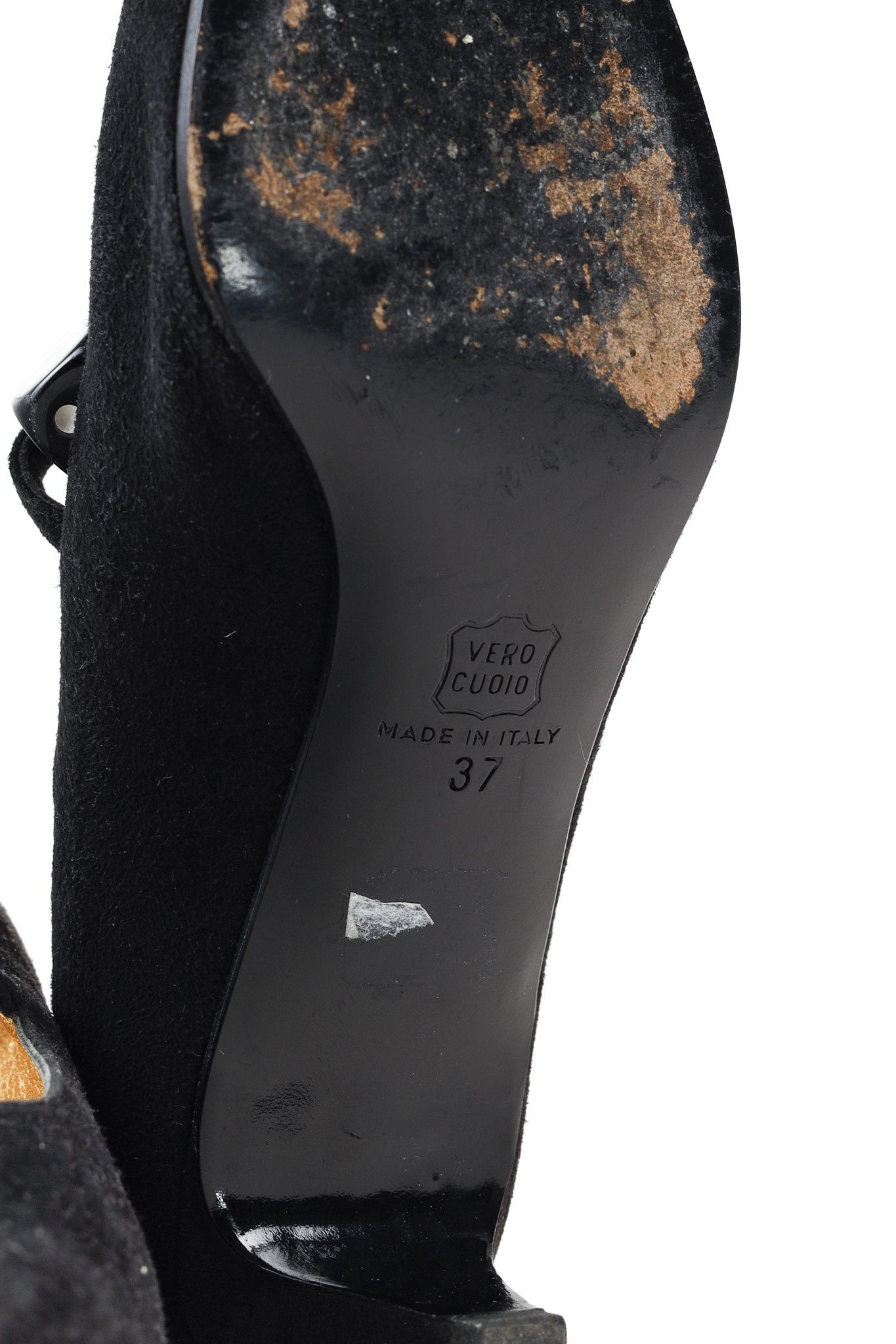 Moschino Moschino Vintage Black Suede Lucky Dice Pumps Size US 6.5 / IT 36.5 - 5 Thumbnail