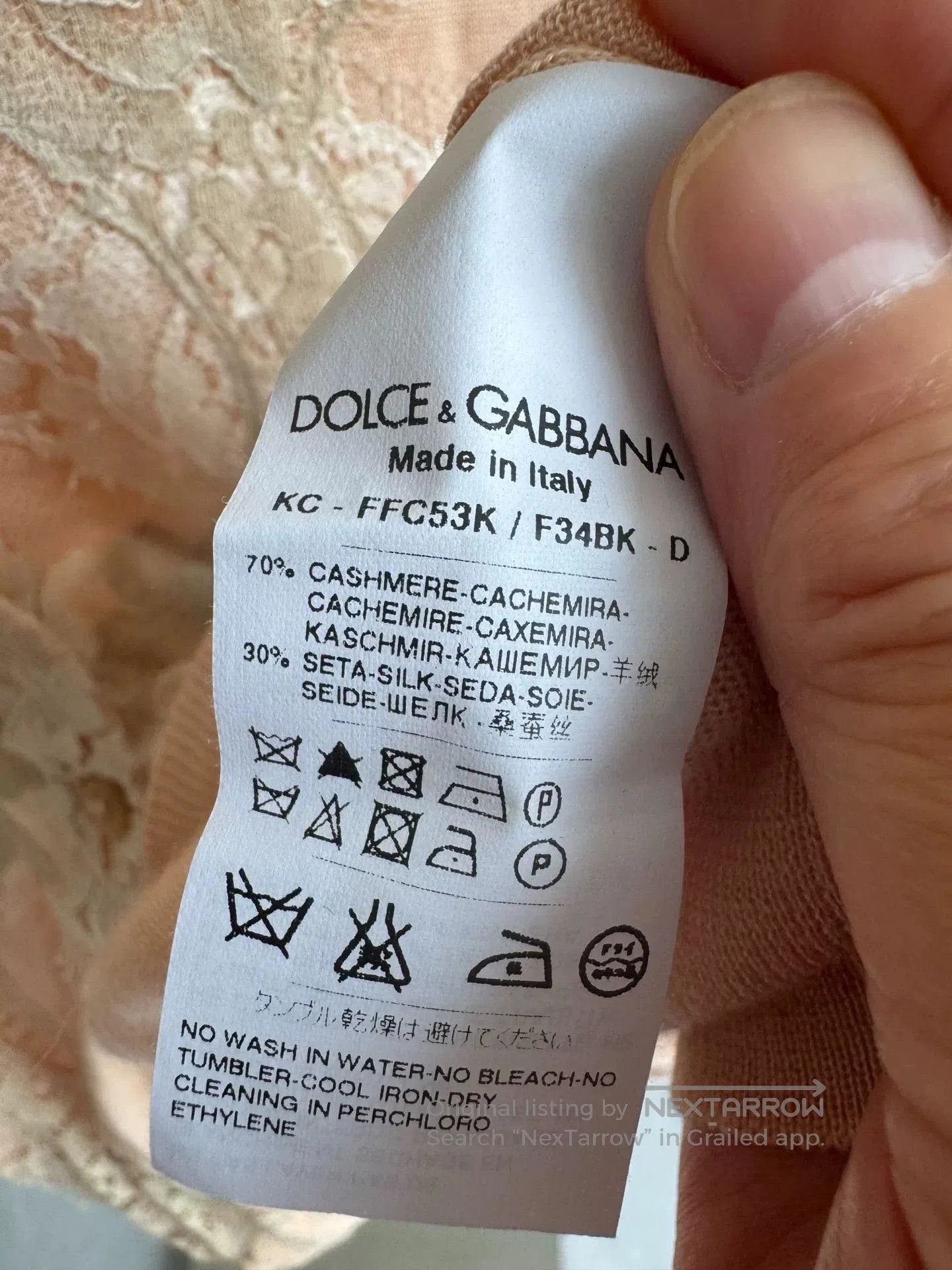 Dolce & Gabbana Dolce & Gabbana Pink Lace Cardigan. Size XS / US 0-2 / IT 36-38 - 6 Thumbnail