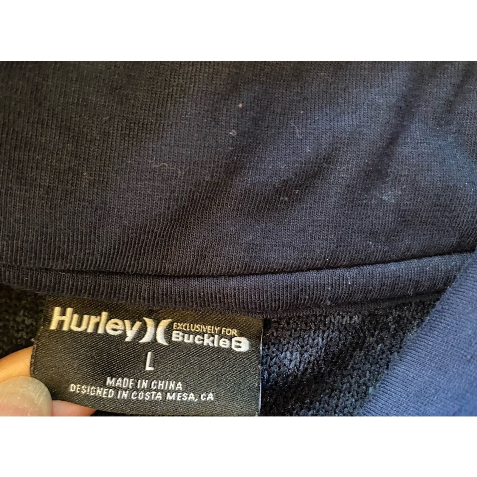 Hurley Hurley Performance Sweatshirt Men’s Medium Navy Size US M / EU 48-50 / 2 - 2 Thumbnail