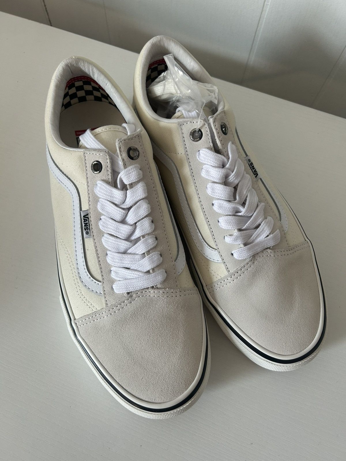 Palace Palace x Vans Old Skool White Size US 10.5 / EU 43-44 - 5 Thumbnail