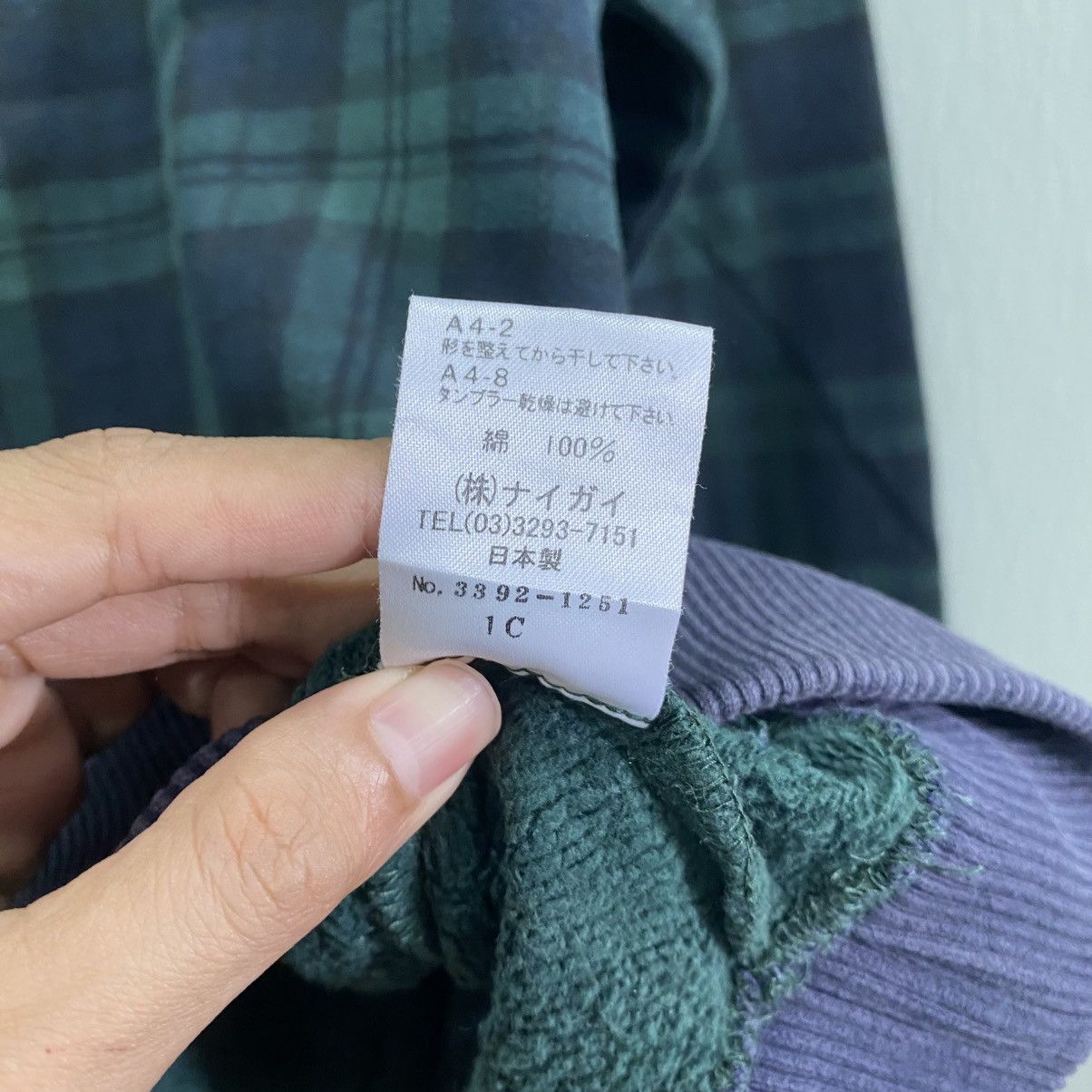 Polo Ralph Lauren VTG Polo Ralph Lauren Blackwatch Plaid Half-Zip Sweatshirt Size US M / EU 48-50 / 2 - 13 Thumbnail