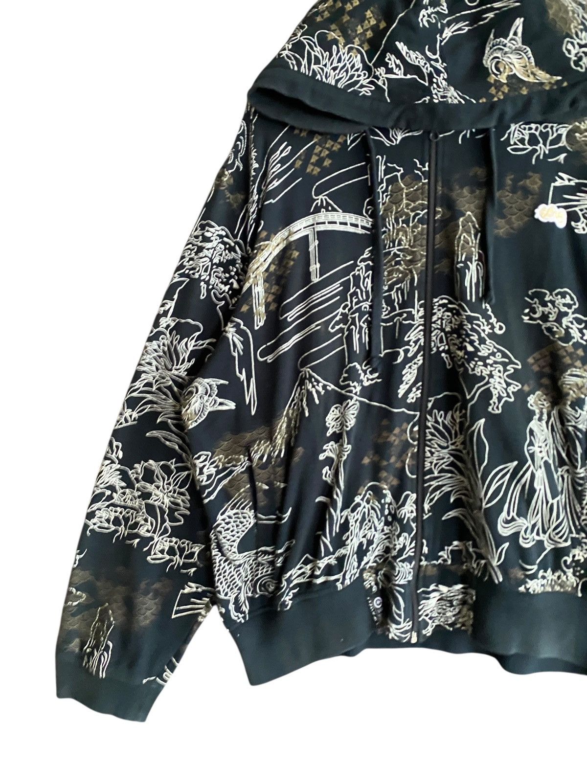 LRG Rare Design Vintage Brand LRG Full Print Zipper Hoodie 2000s Size US L / EU 52-54 / 3 - 10 Thumbnail