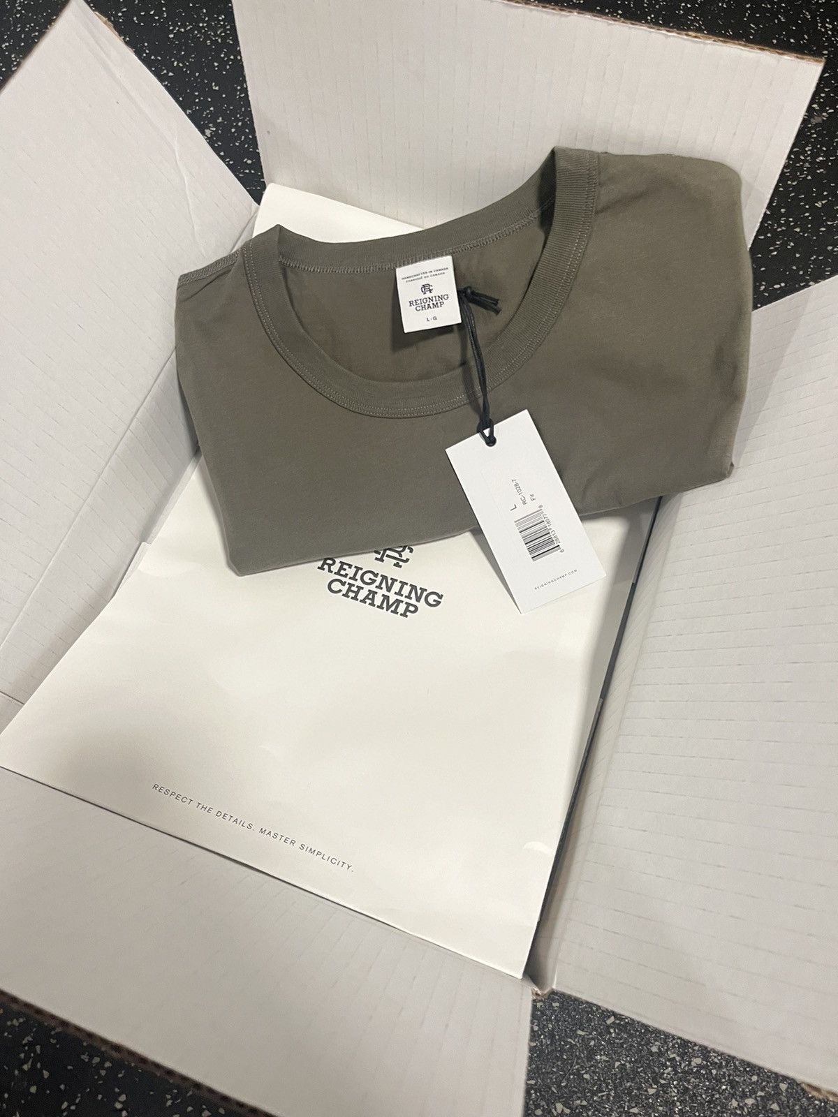 Reigning Champ Lightweight Jersey T-Shirt Size US L / EU 52-54 / 3 - 4 Thumbnail