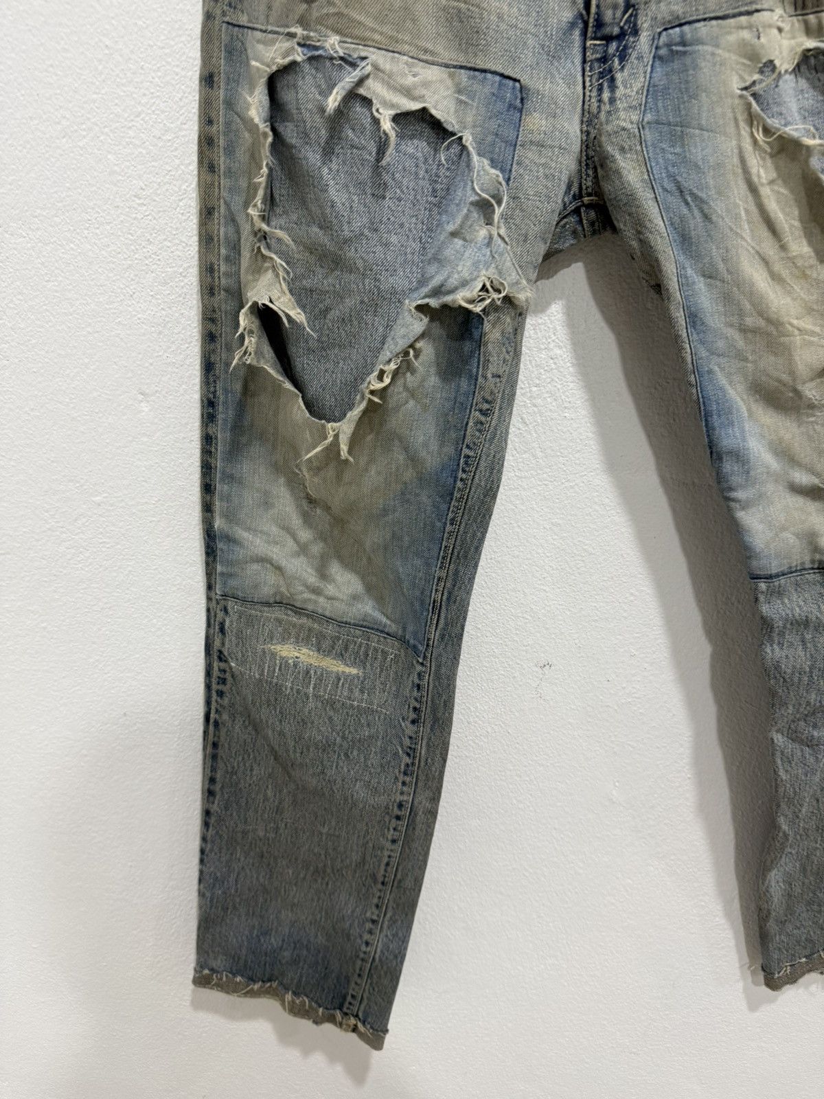 Blue Blue Japan Blue-Blue Japan Distress Selvedge Denim Size US 32 / EU 48 - 5 Thumbnail