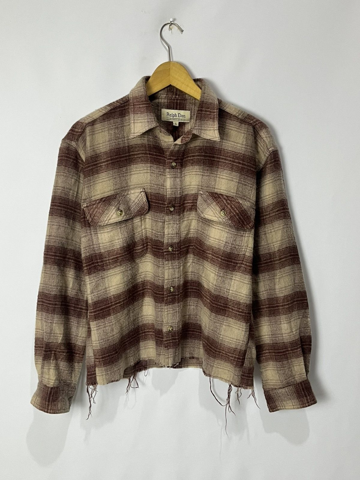 Eton Ralph Eton wool flannel shirt Size US S / EU 44-46 / 1 - 1 Thumbnail