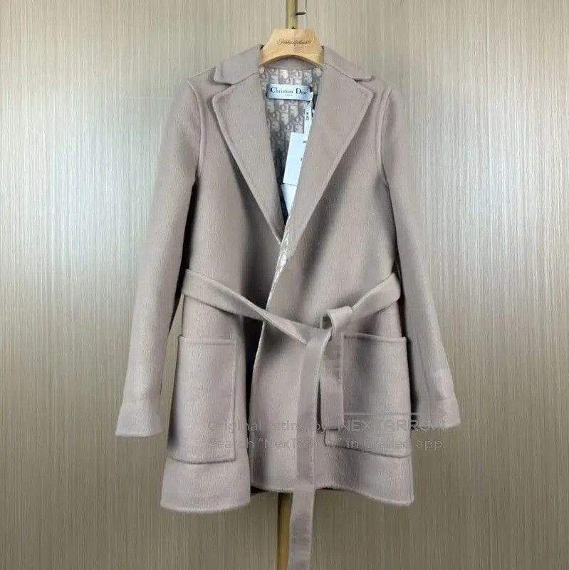 Dior Pink Wool Women's Coat .