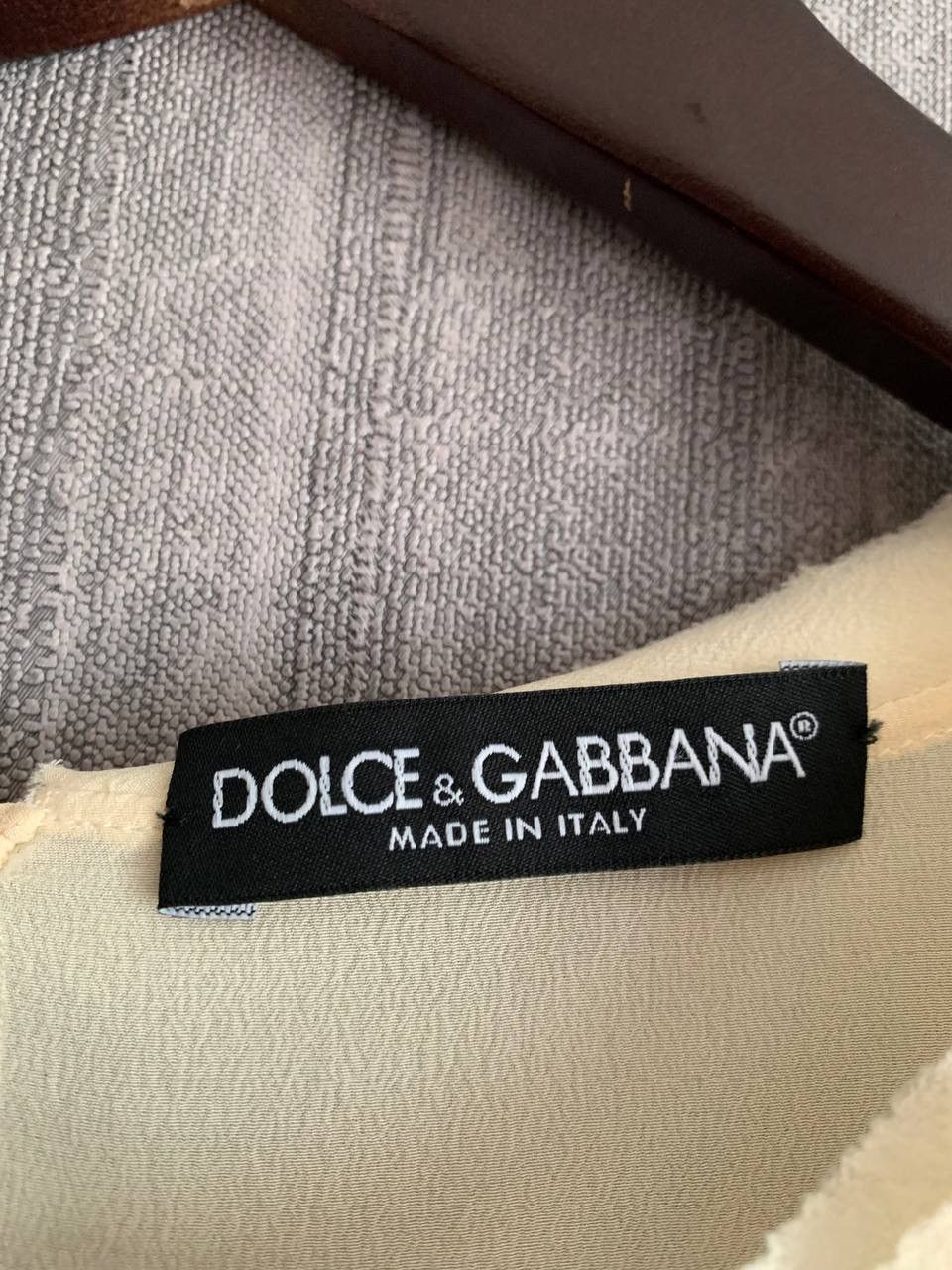 Dolce & Gabbana Dolce&Gabbana Top Silk Decoration Sleeveless Size:40 IT Size S / US 4 / IT 40 - 6 Thumbnail