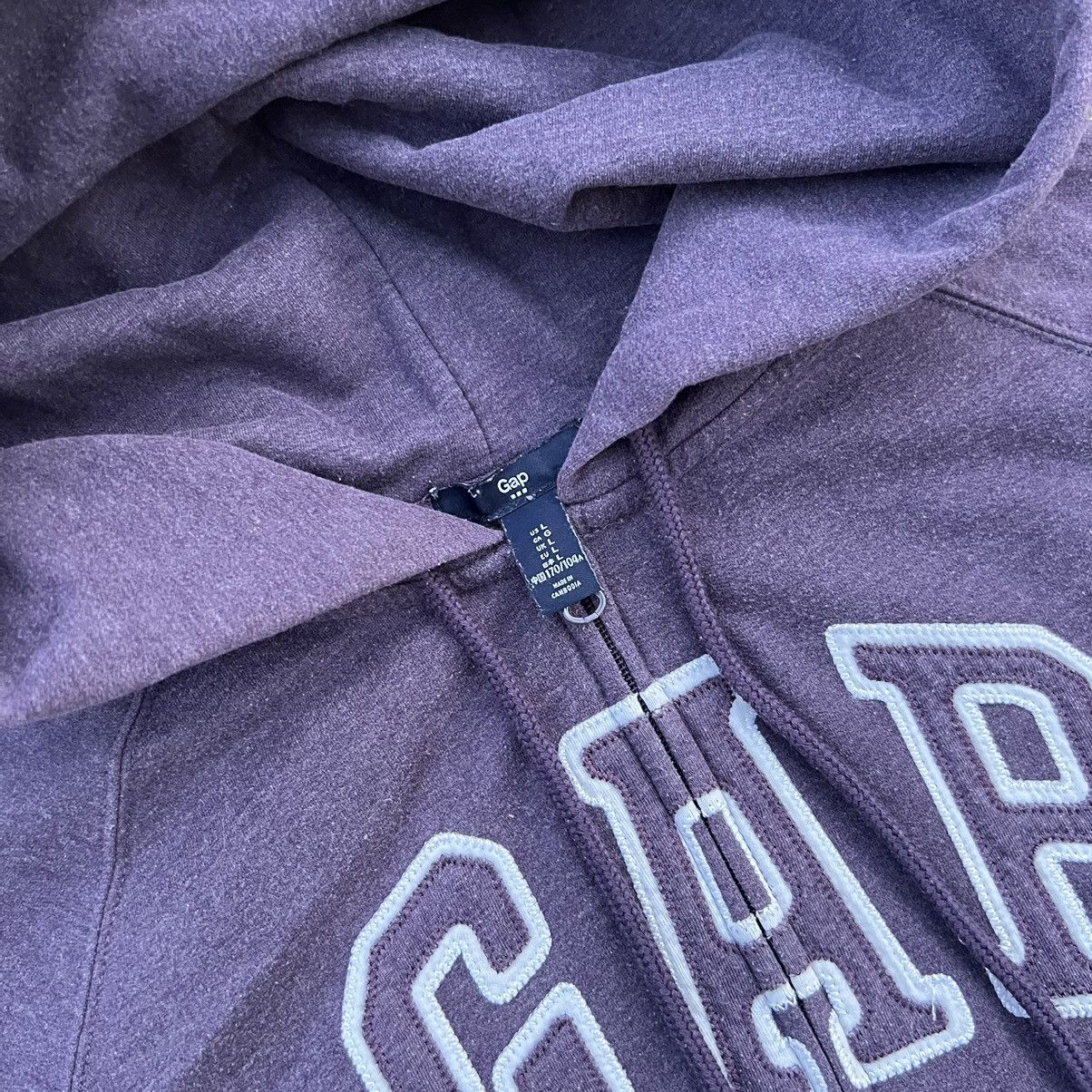 Gap × Vintage Gap Vintage y2k Hoodie Sweatshirt Sweater Zip Up Size S / US 4 / IT 40 - 4 Thumbnail