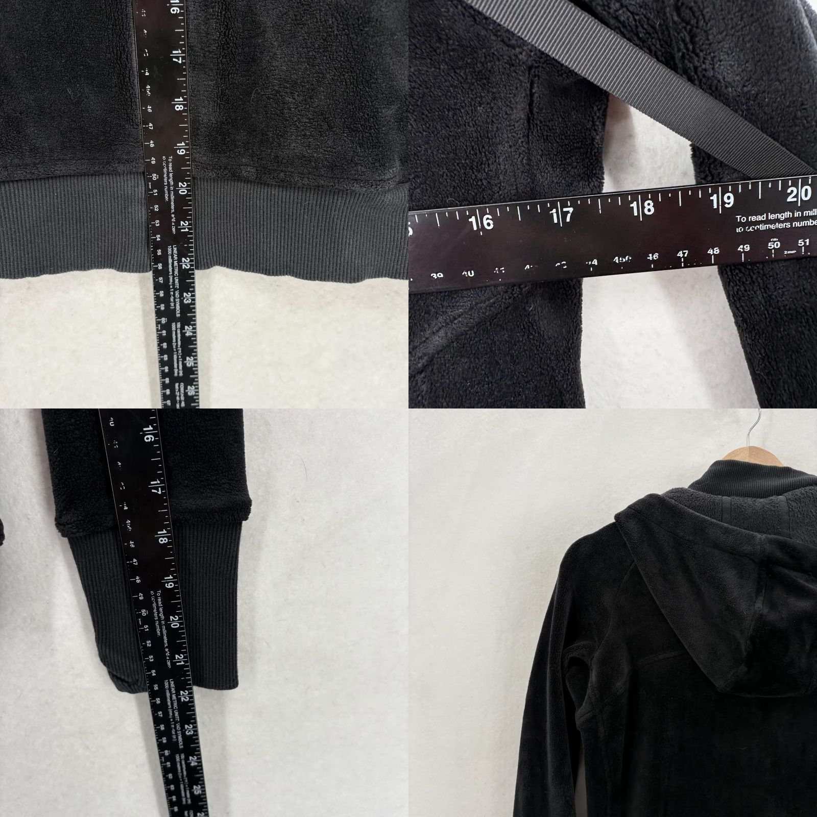 Athleta Athleta Hoodie Womens XS Black Full Zip Hooded Fleece Long Sleeve Gym Size XS / US 0-2 / IT 36-38 - 8 Thumbnail