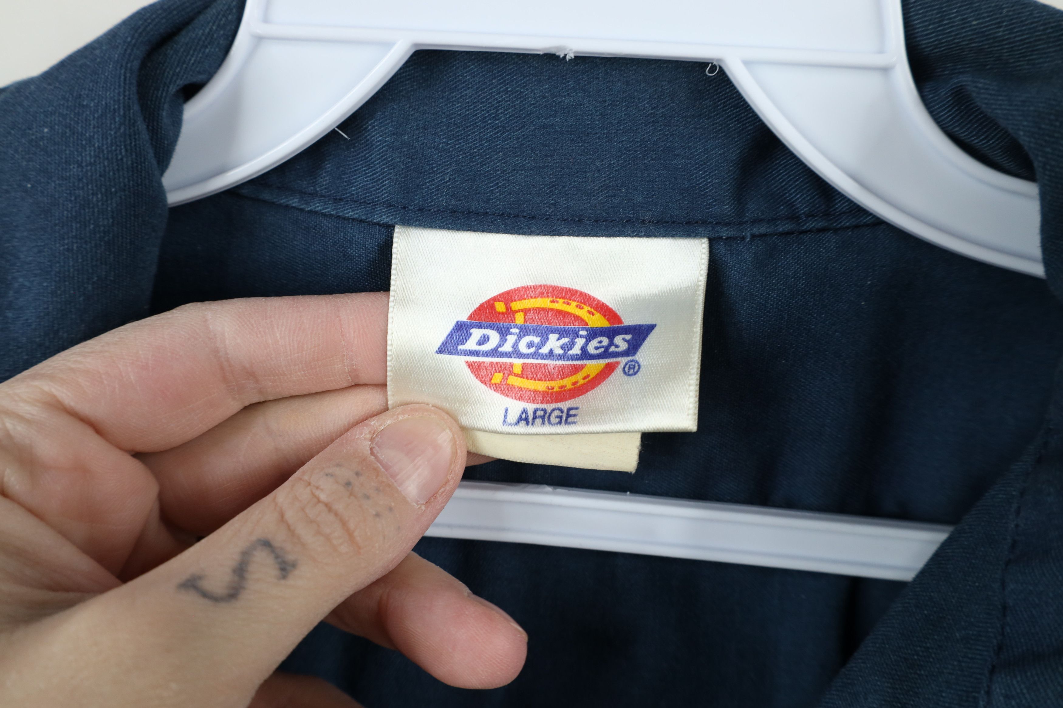 Dickies × Vintage Vintage 90s Dickies Workwear Short Sleeve Button Shirt US Size US L / EU 52-54 / 3 - 8 Thumbnail