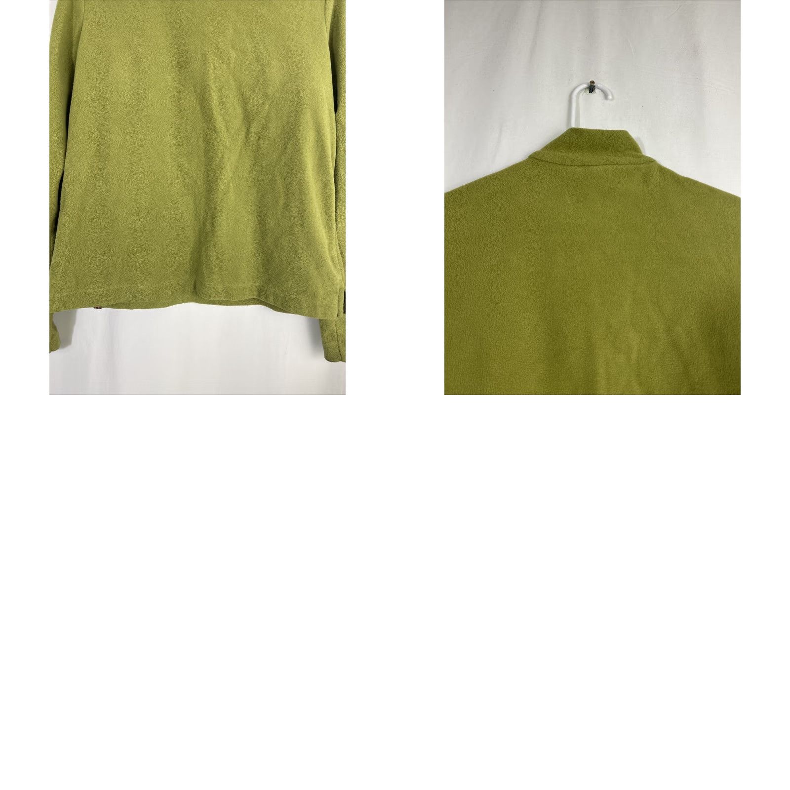 Vintage REI Pullover 1/4 Zip Fleece Green Womens Medium Outdoor Casual Long Sleeve Size M / US 6-8 / IT 42-44 - 9 Thumbnail