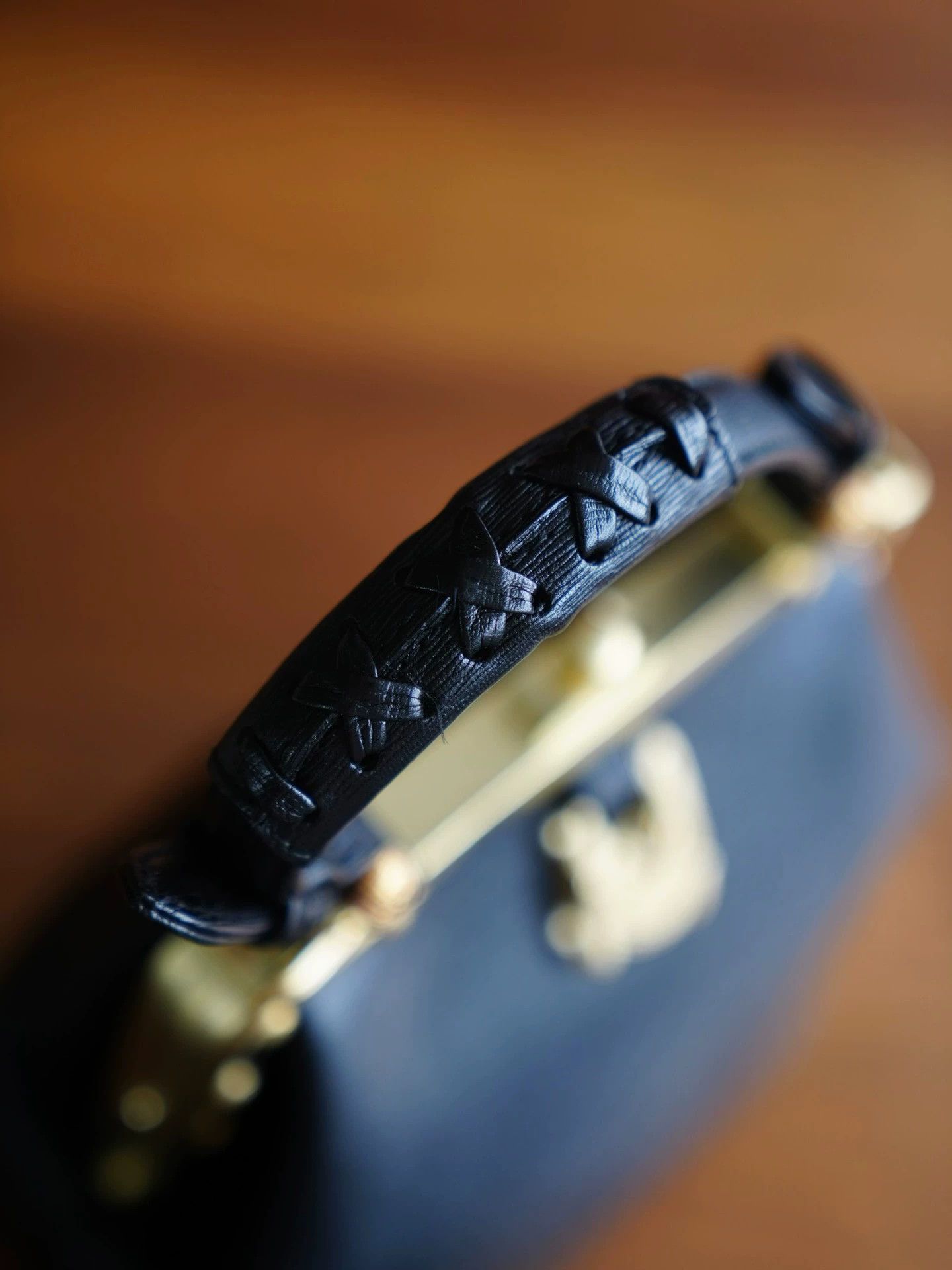 Other Barry Kieselstein-cord Vtg Black & Gold Croc Mini 2way Size ONE SIZE - 9 Thumbnail