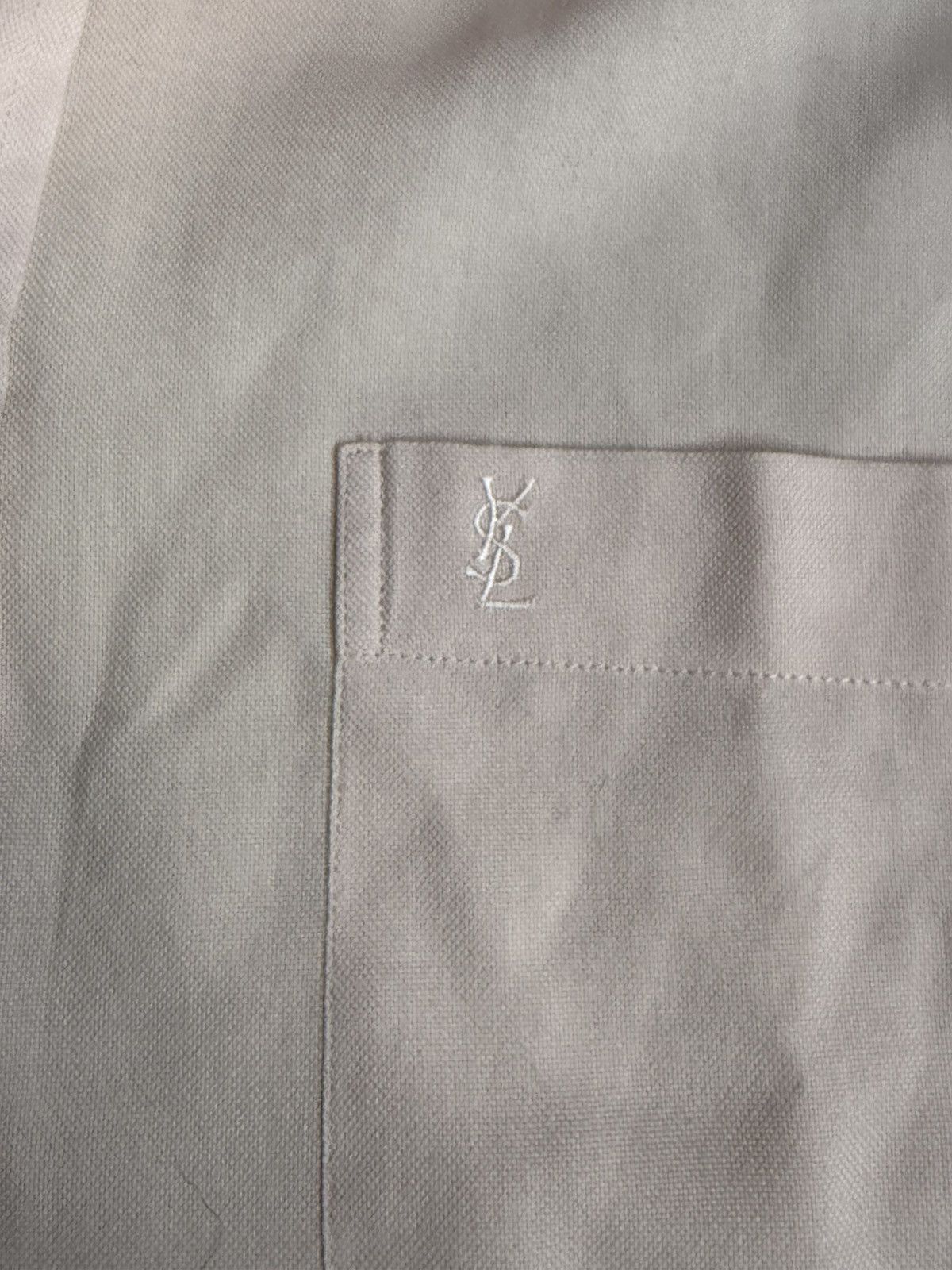 Vintage × Yves Saint Laurent Vintage Yves Saint Lauren Shirt Size US L / EU 52-54 / 3 - 3 Thumbnail