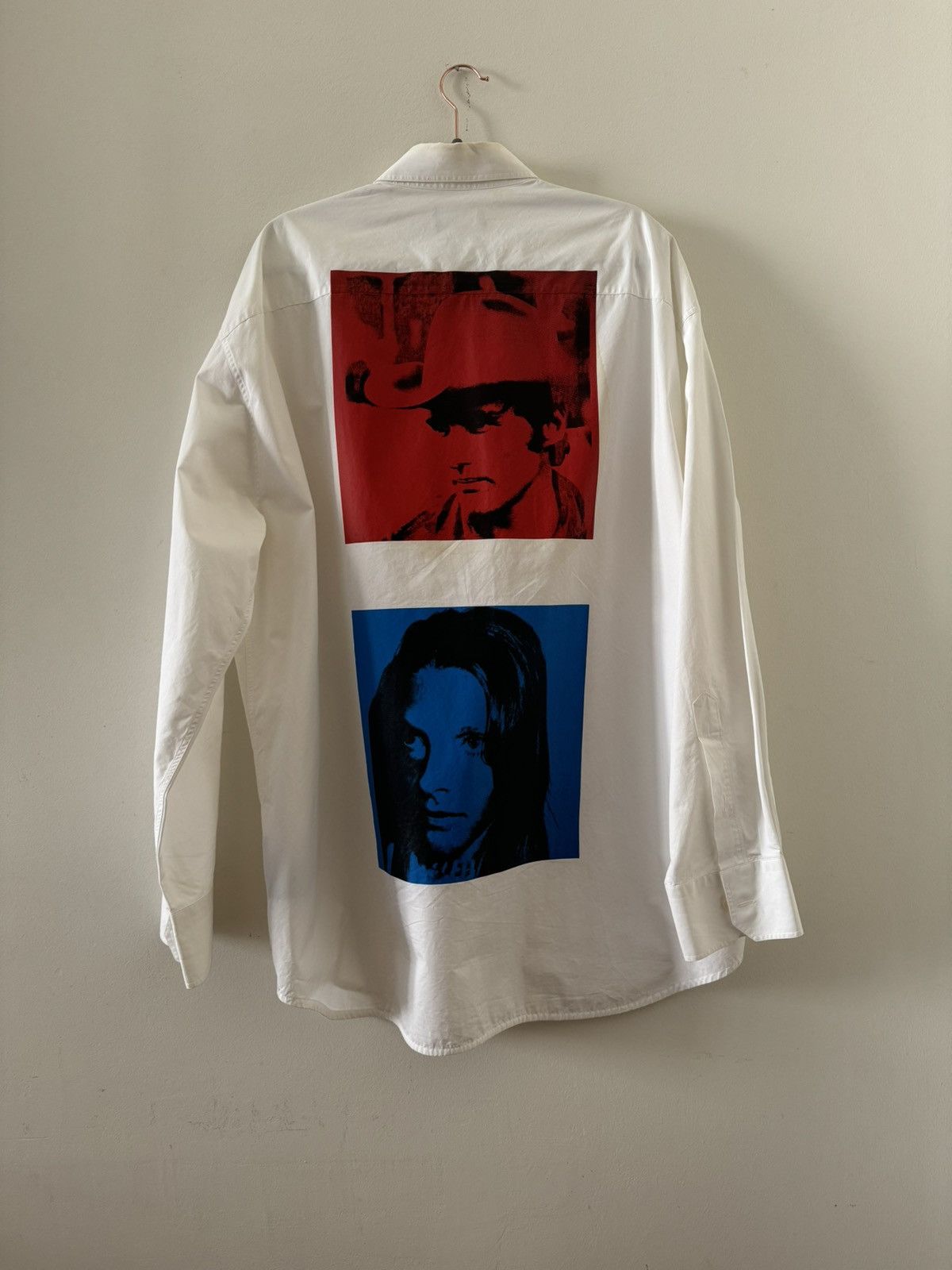 Calvin Klein 205W39NYC Andy Warhol print oversized SHIRT