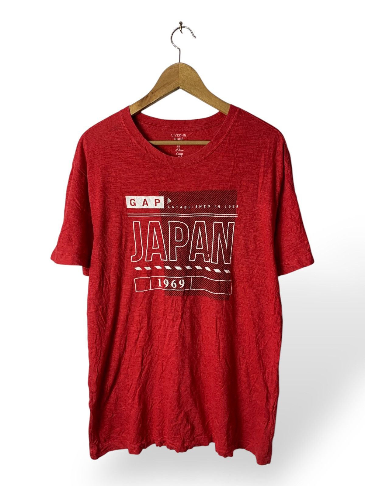Gap 🔥GAP Japan 1969 Spellout Tee Size US M / EU 48-50 / 2 - 1 Thumbnail