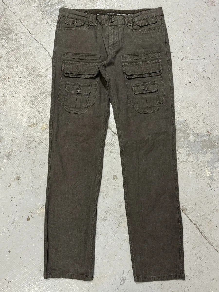 Dolce & Gabbana SS2008 Dolce & Gabbana Olive Grey Multi Pockets Pants Size US 34 / EU 50 - 2 Thumbnail
