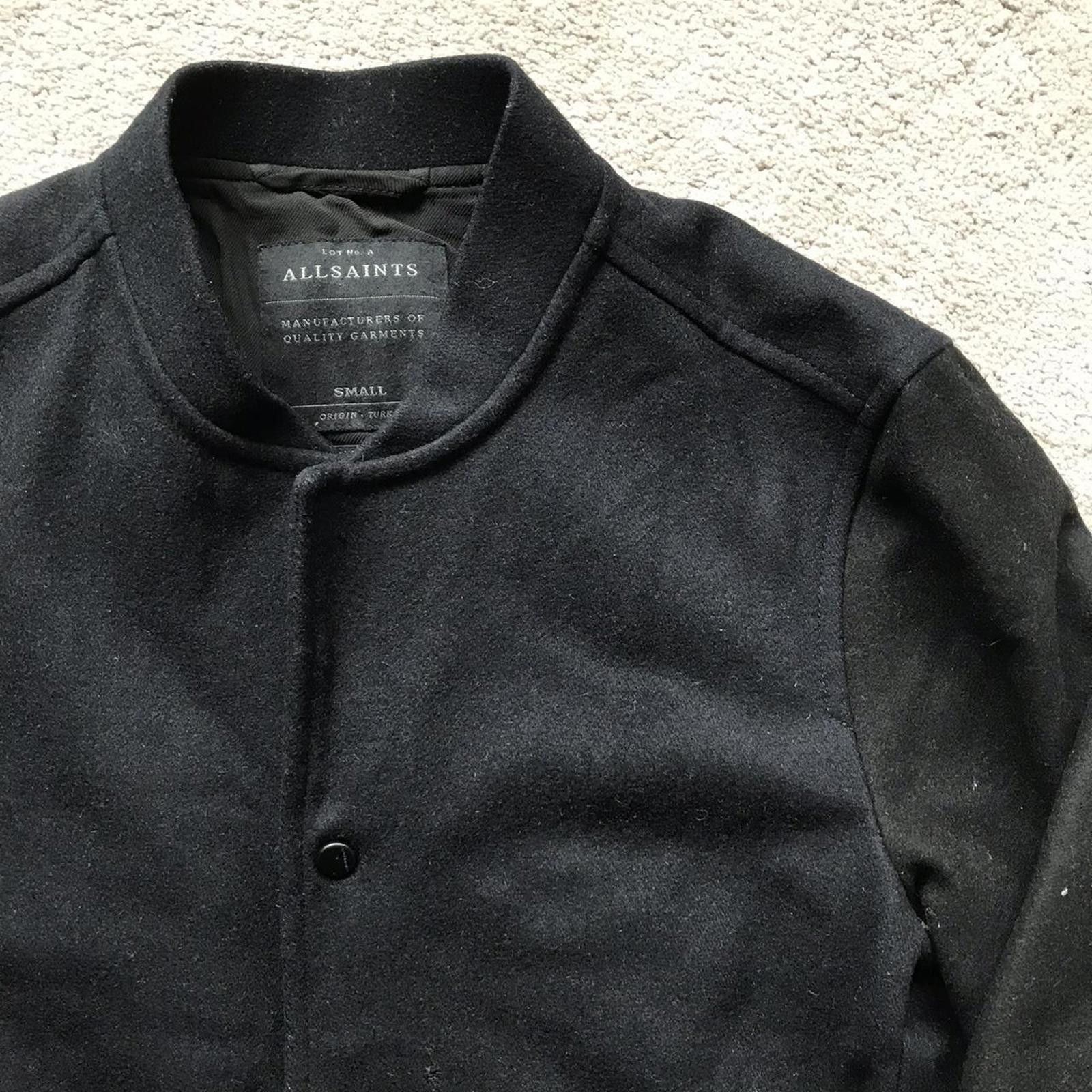 Allsaints All Saints Italian Cloth Wool Bomber Size US S / EU 44-46 / 1 - 3 Thumbnail