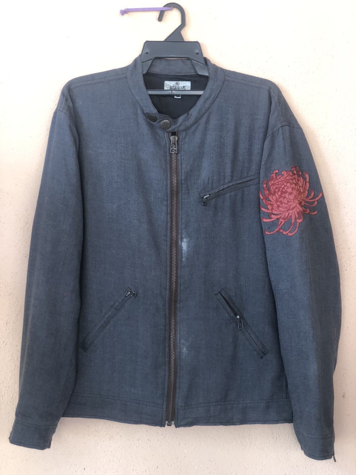 Japanese Brand × Vintage Vintage SUKAJAN Biker Light Jacket Size US XL / EU 56 / 4 - 2 Thumbnail