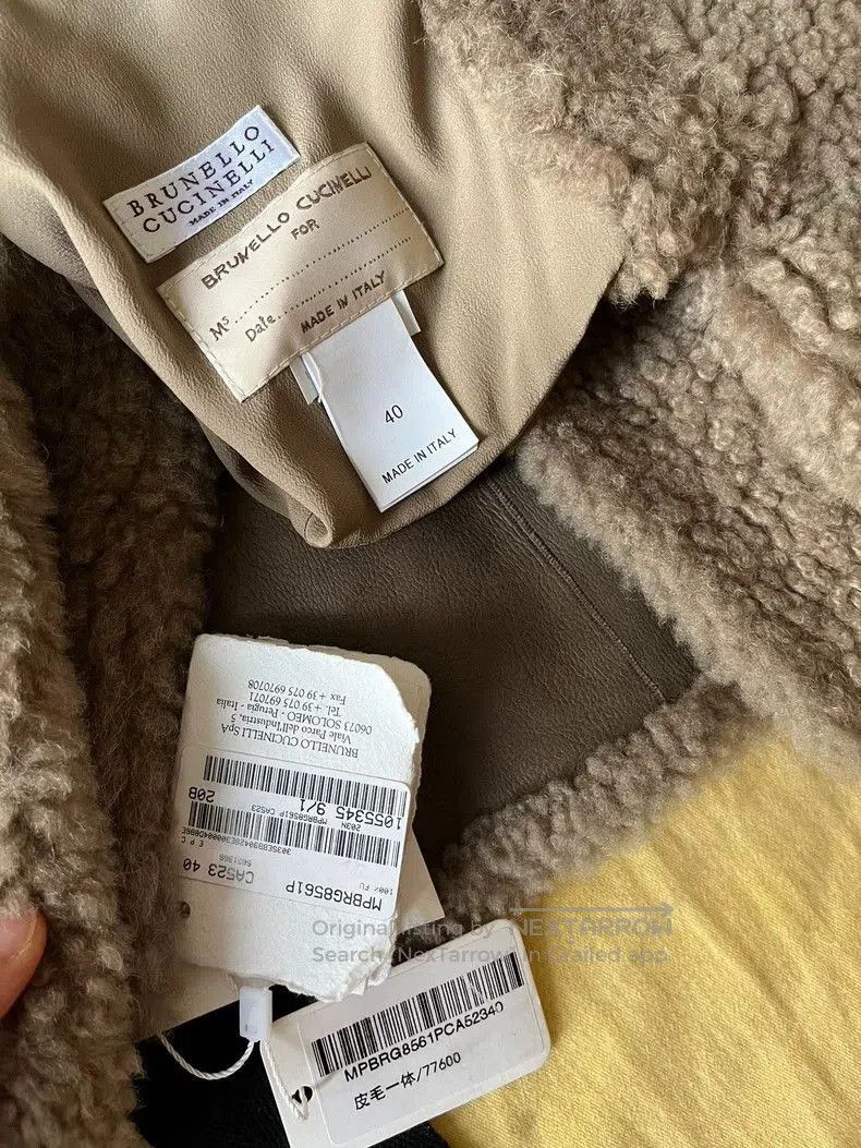 Brunello Cucinelli Brunello Cucinelli Reversible Shearling Coat. Size US M / EU 48-50 / 2 - 4 Thumbnail