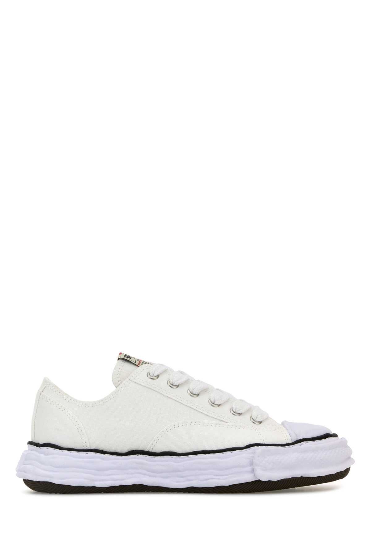 Maison MIHARA YASUHIRO White Canvas Sneakers Size US 12 / EU 45 - 1 Thumbnail