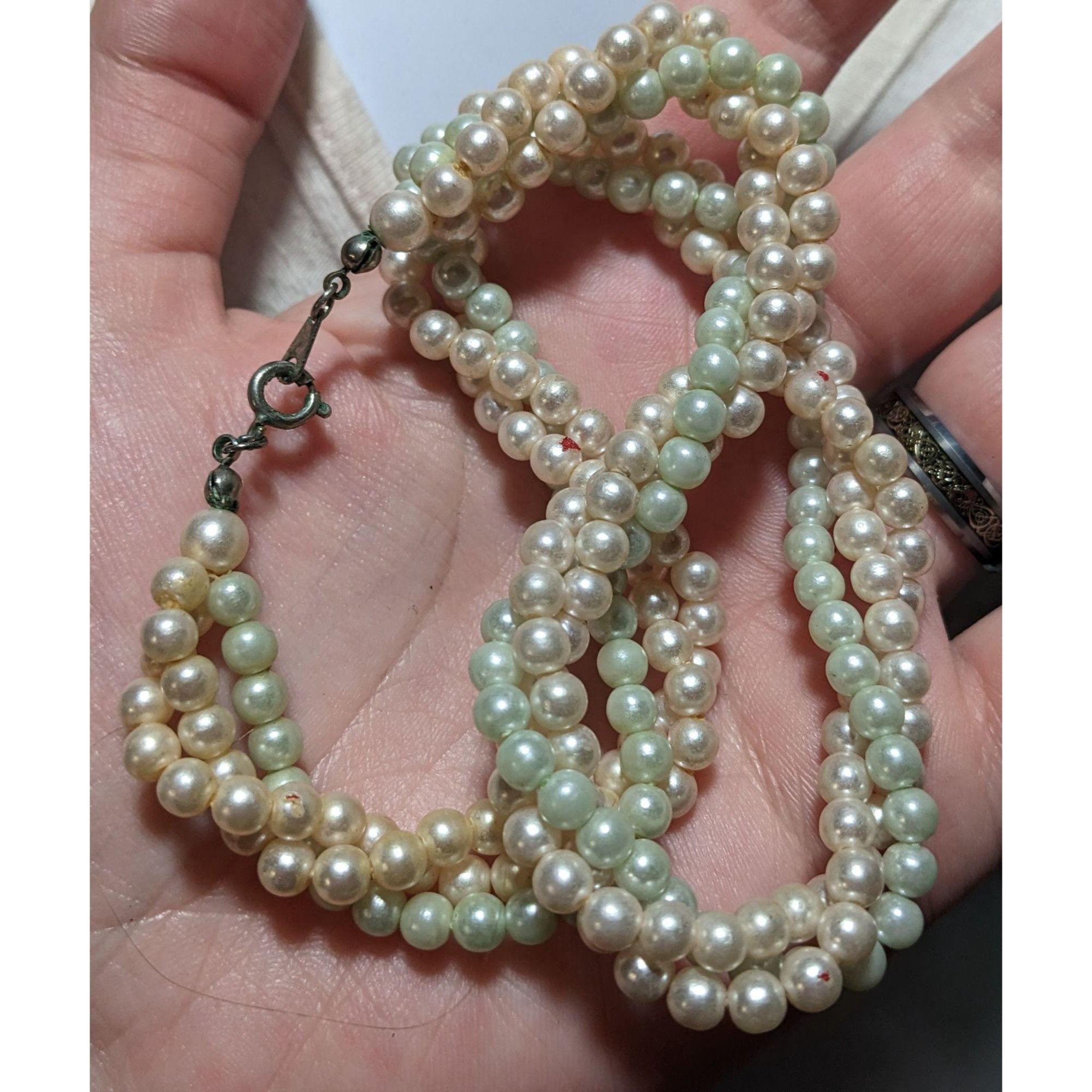 Other Twisted Pastel Pearl Necklace Size ONE SIZE - 7 Thumbnail