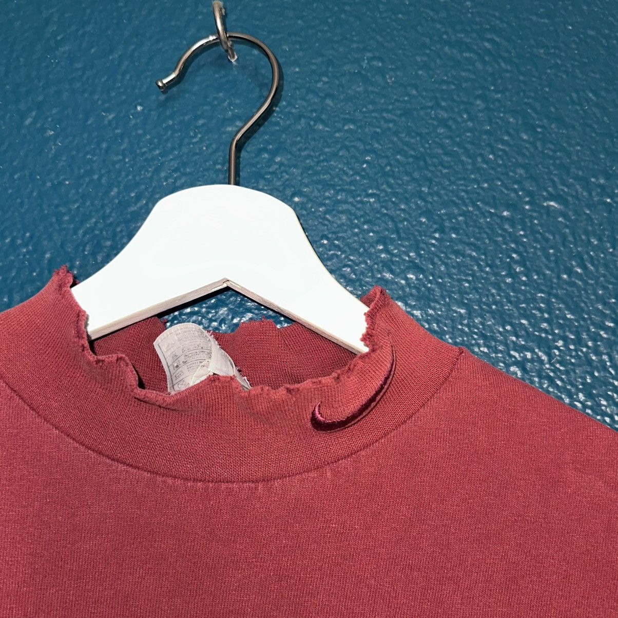 Nike Nike USA Made Mock Neck Boxy Shirt Size US M / EU 48-50 / 2 - 2 Thumbnail