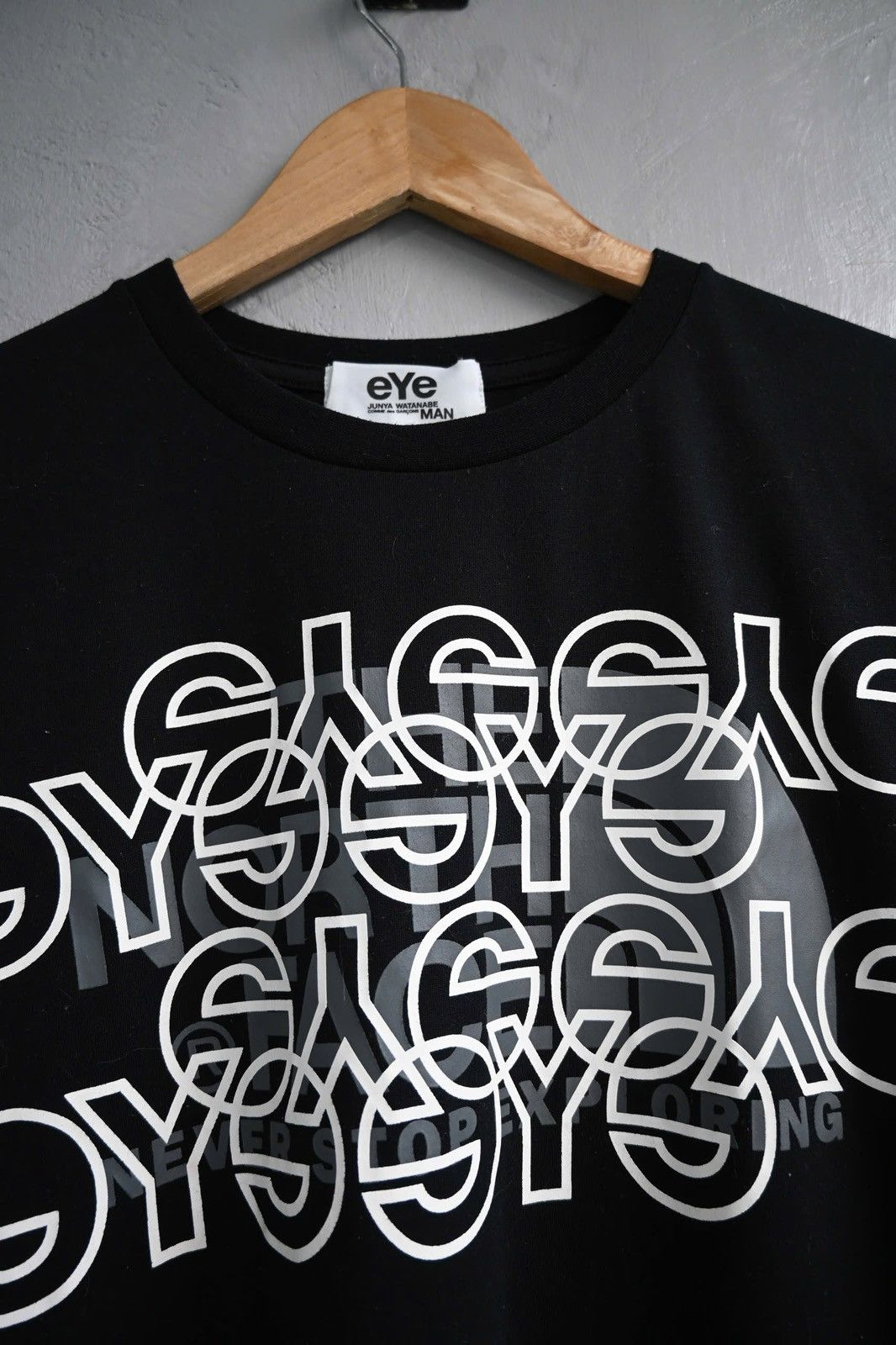 Junya Watanabe × The North Face Overlapping Typography T-Shirt Size US S / EU 44-46 / 1 - 2 Thumbnail
