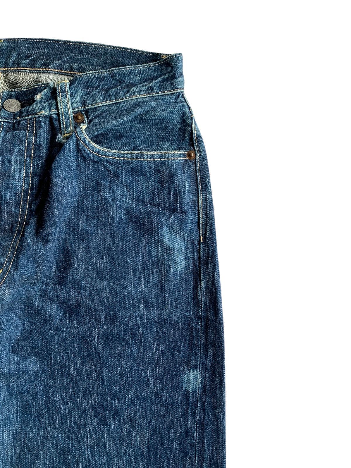Kapital VINTAGE OMNIGOD JAPANESE BUTTON FLY SELVEDGE DISTRESSEDDENIM Size US 30 / EU 46 - 17 Thumbnail