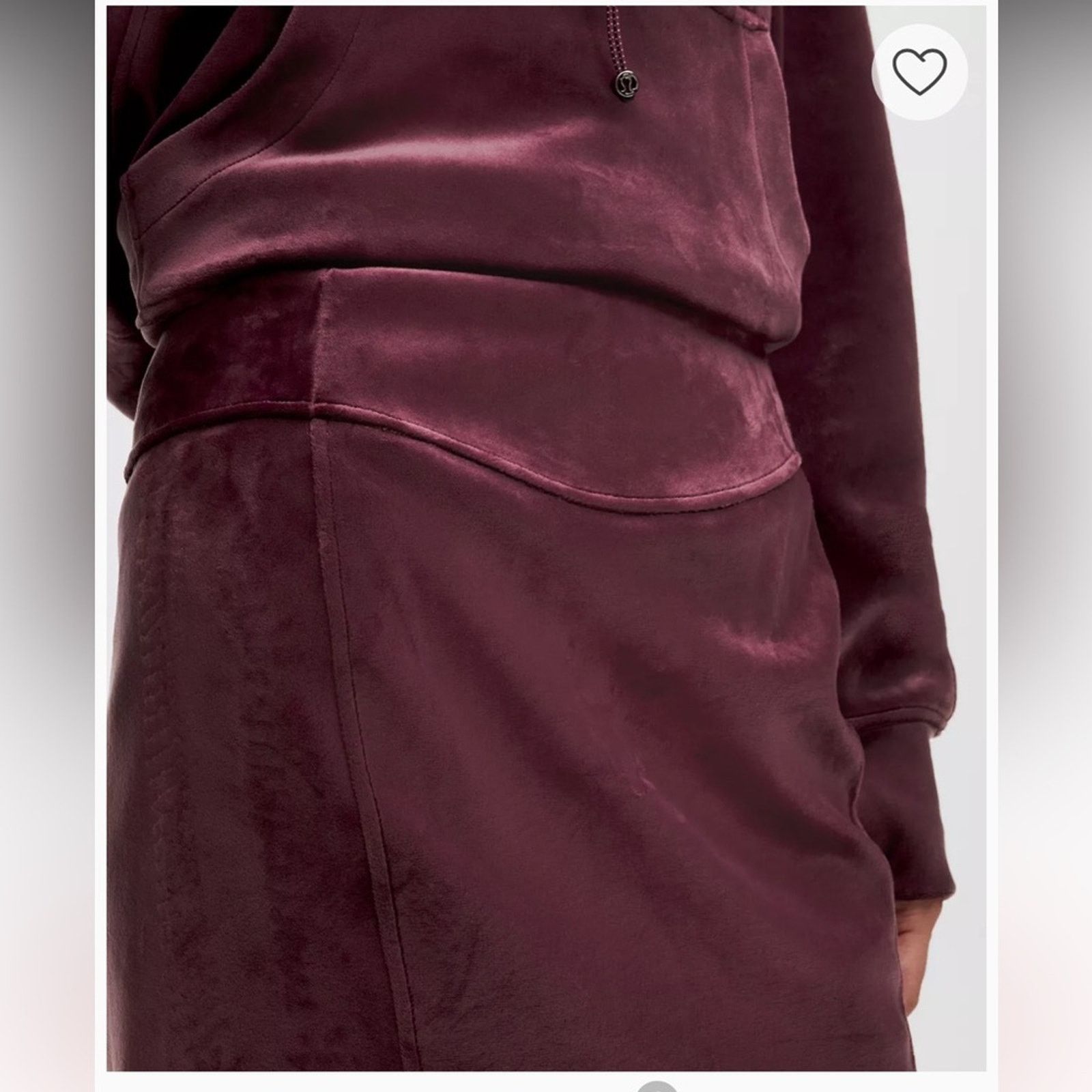 Lululemon 073 NWT Lululemon Scuba High Rise Mini Skirt in Velvet color Size 36" / US 14 / IT 50 - 4 Thumbnail