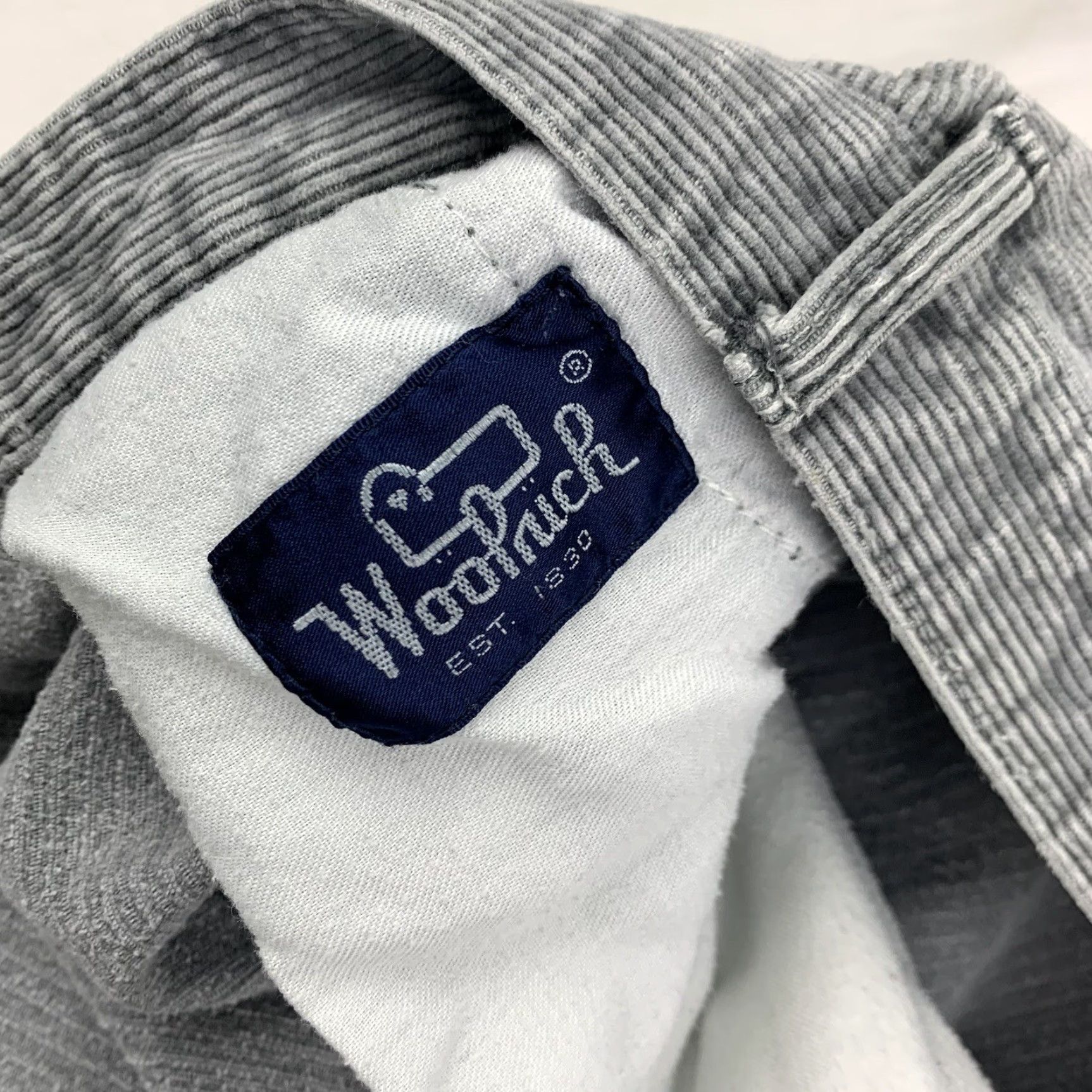 Vintage VINTAGE Woolrich Pants Corduroy Adult 38x27 Gray Outdoor 90s Size US 38 / EU 54 - 5 Thumbnail