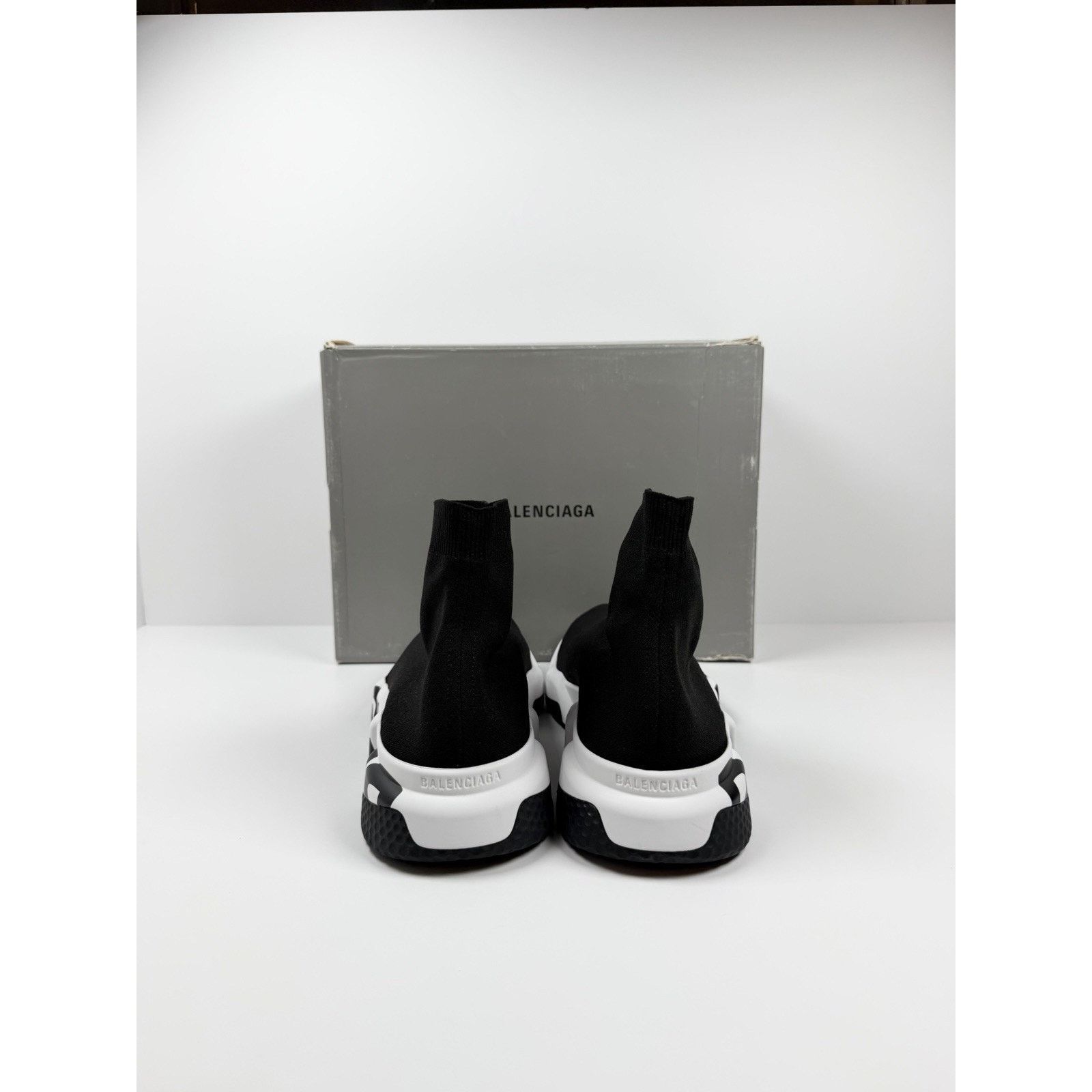 Balenciaga Size 46EU/13US - Balenciaga Speed Black White Graffiti NEW! Size US 13 / EU 46 - 4 Thumbnail