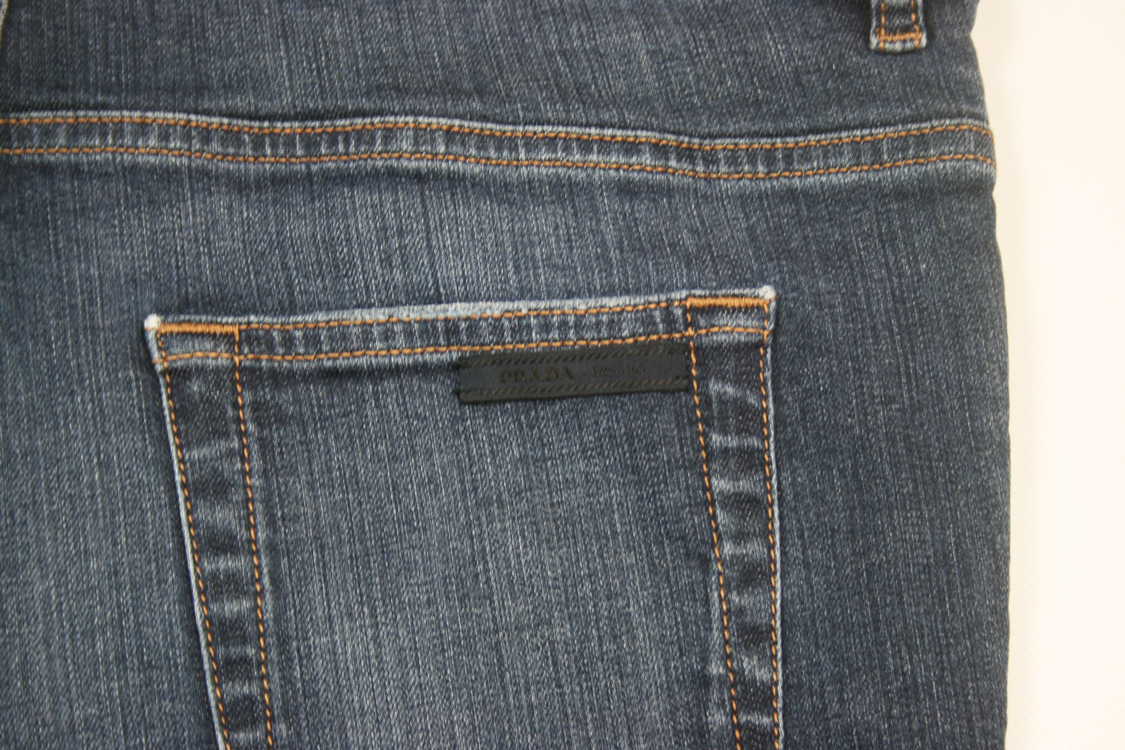 Prada 2015 Black Tab Jeans Size US 33 - 5 Thumbnail