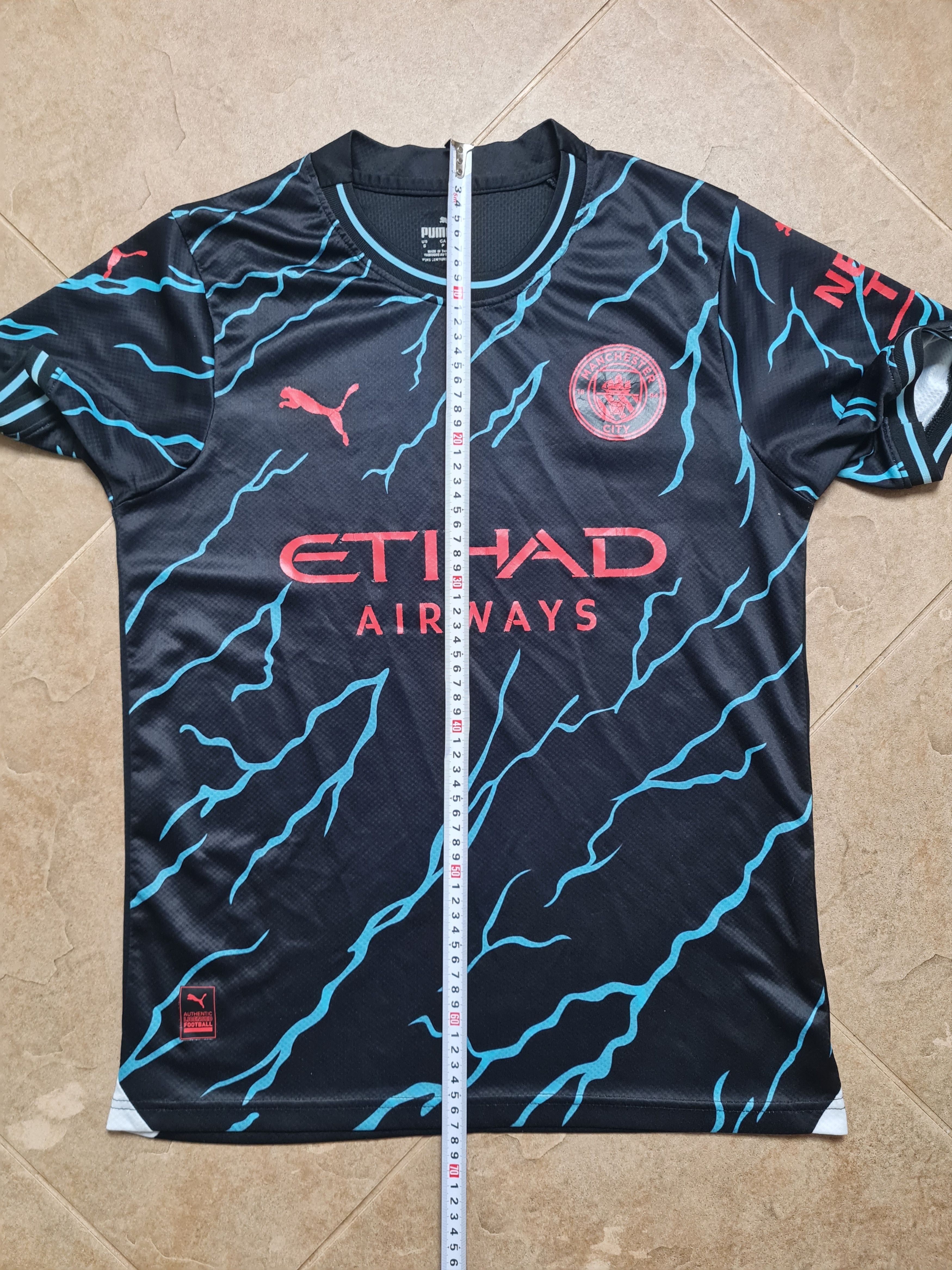 Puma Manchester City Puma Third Authentic Aoccer Shirt 2023-24 S Size US S / EU 44-46 / 1 - 8 Thumbnail