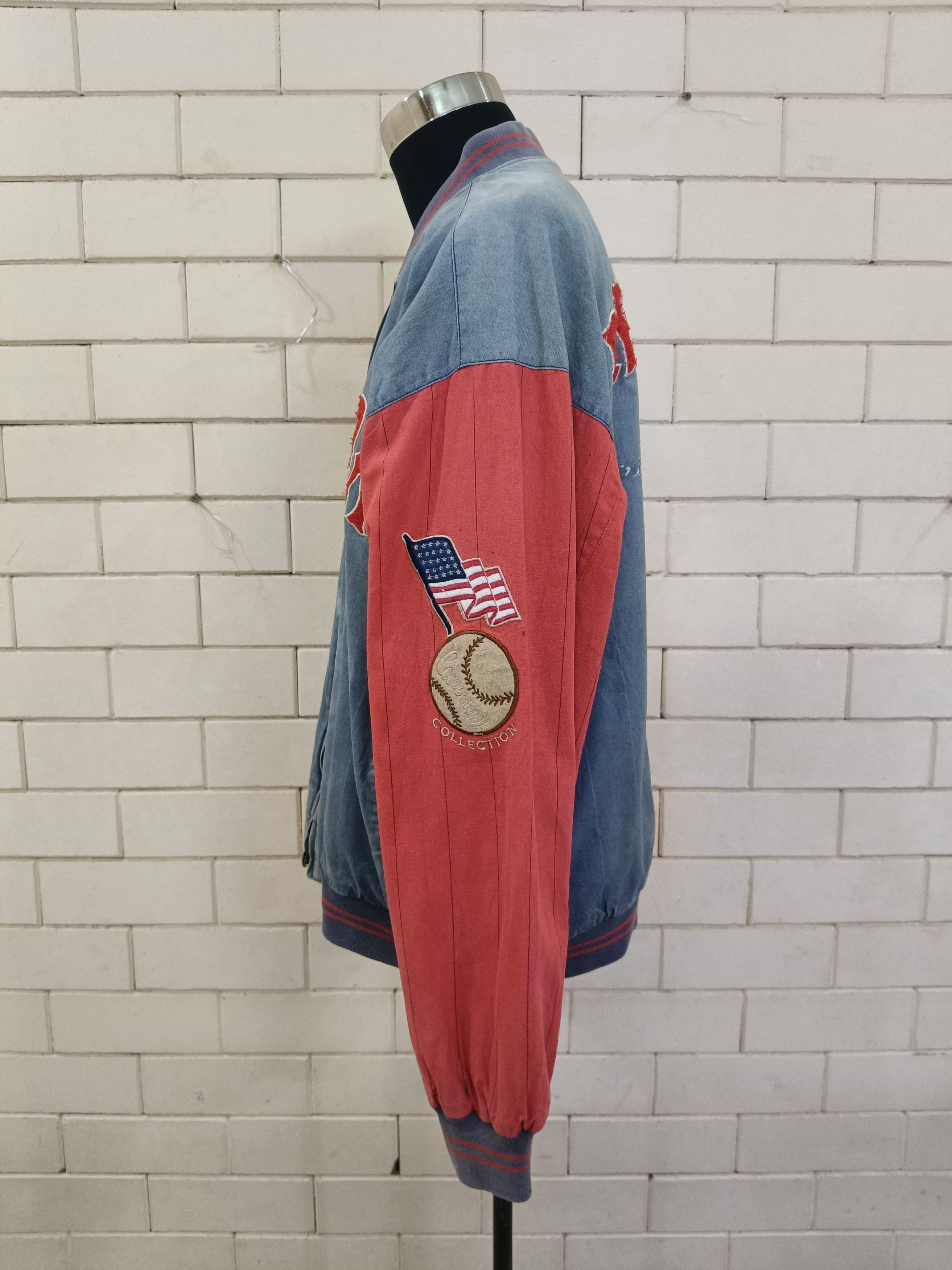 MLB × Vintage Vintage 90's Mirage Boston Red Sox Reversible Size US XL / EU 56 / 4 - 6 Thumbnail