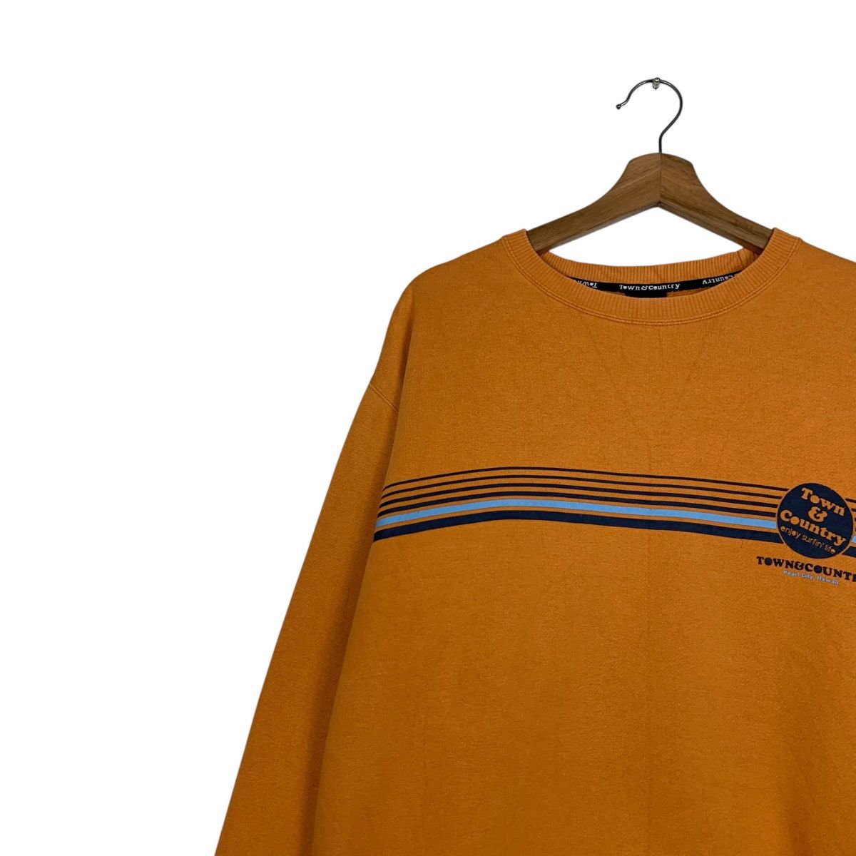 Japanese Brand TOWN & COUNTRY Enjoy Surfin Life Sweatshirt #2394-C107 Size US M / EU 48-50 / 2 - 9 Thumbnail