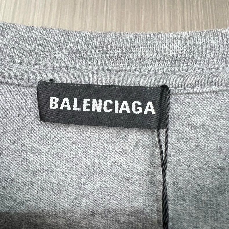 Balenciaga Balenciaga Gray monogram wheatear short sleeve 2502-Nextarr Size US XS / EU 42 / 0 - 5 Thumbnail