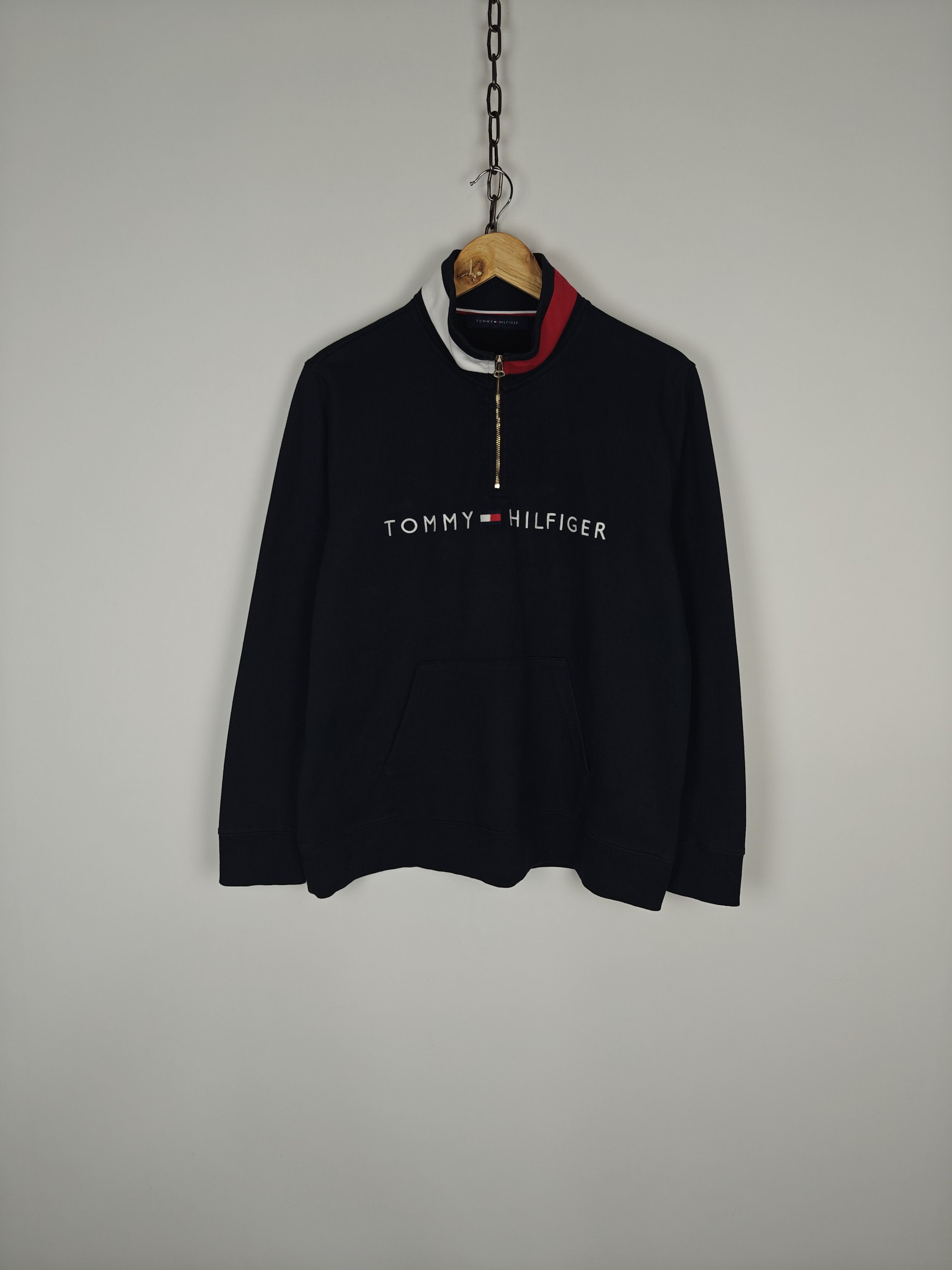 Tommy Hilfiger Tommy Hilfiger Sweatshirt 1/4 Zip Center Logo size S Size US S / EU 44-46 / 1 - 1 Thumbnail