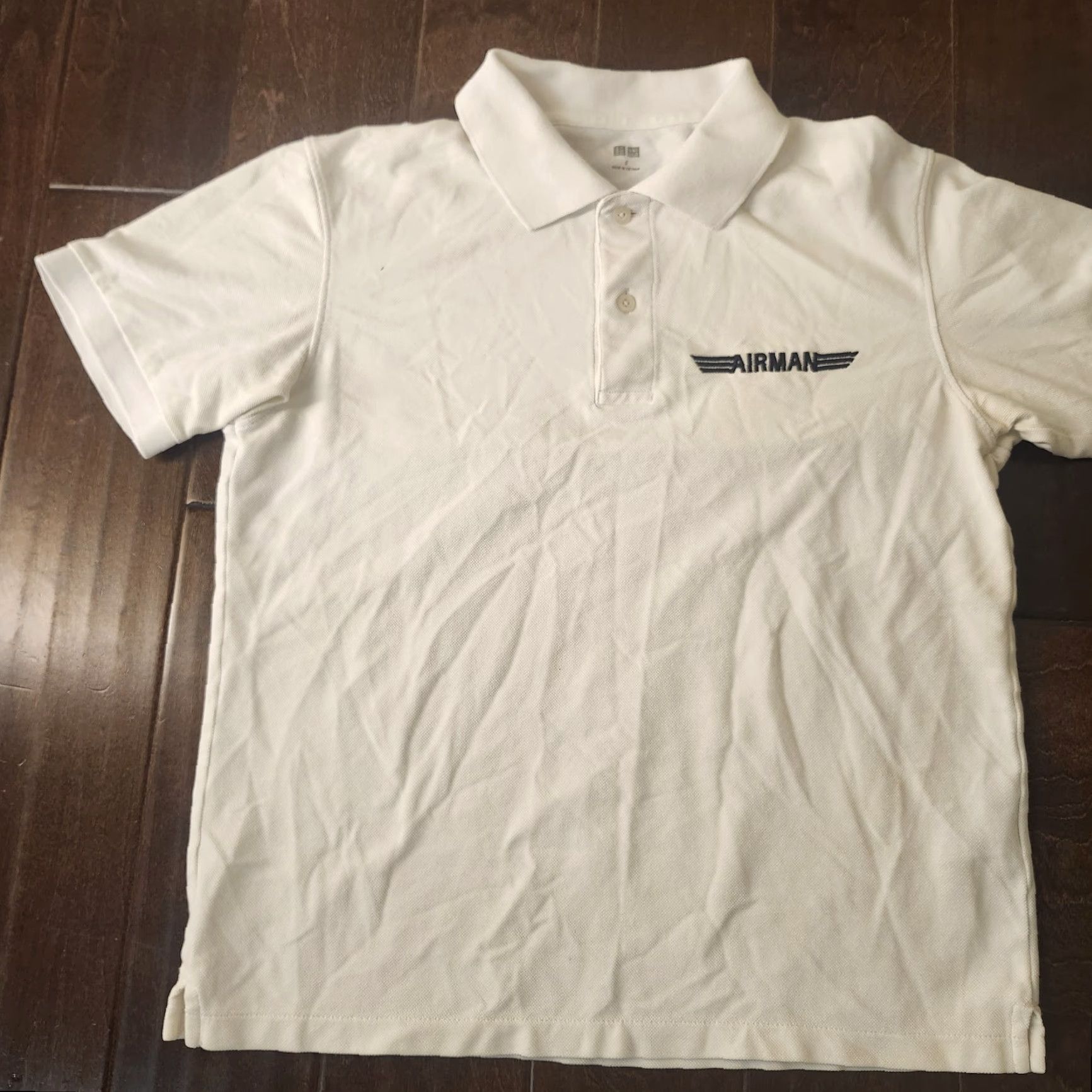 Uniqlo Uniqlo Polo Shirt Mens Small White Embroidered Logo Casual Tee Size US S / EU 44-46 / 1 - 3 Thumbnail