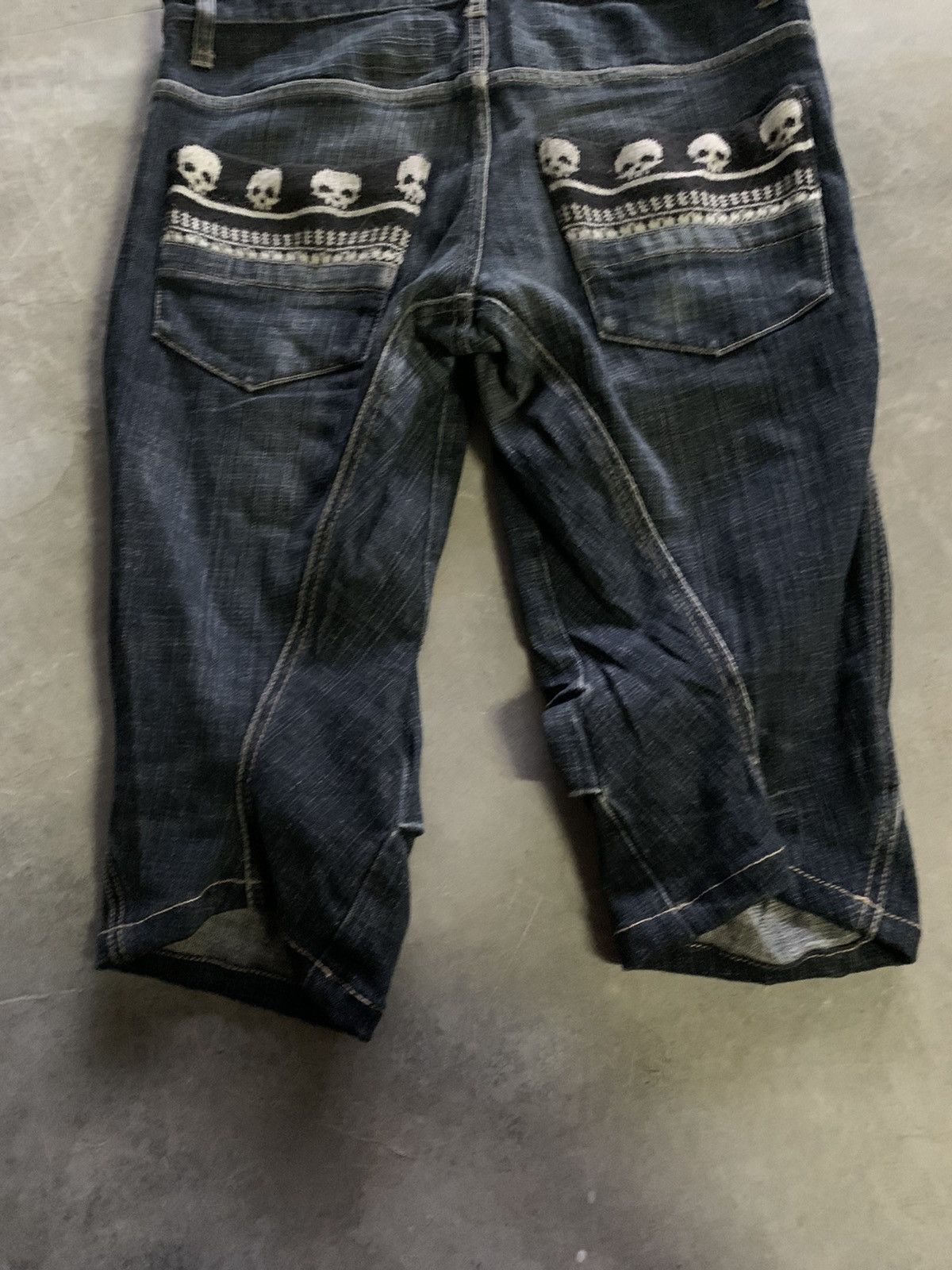 PPFM PPFM SHORT JEANS EXPERIMENTAL PUNK STYLE pleated/fold leg Size US 33 - 17 Thumbnail