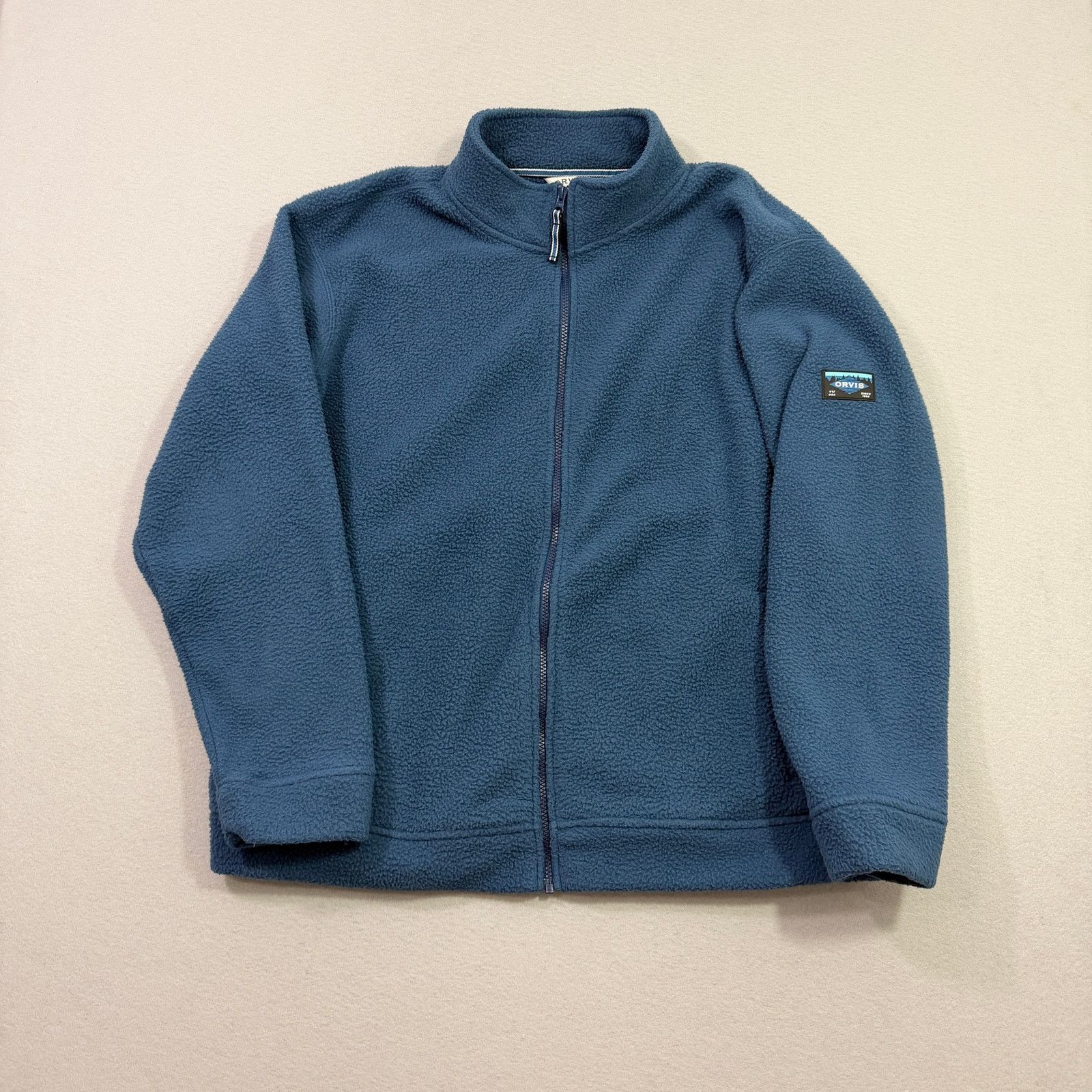 Orvis Orvis Full Zip Fleece Jacket Men's Extra Large Blue Logo Size US XL / EU 56 / 4 - 1 Thumbnail