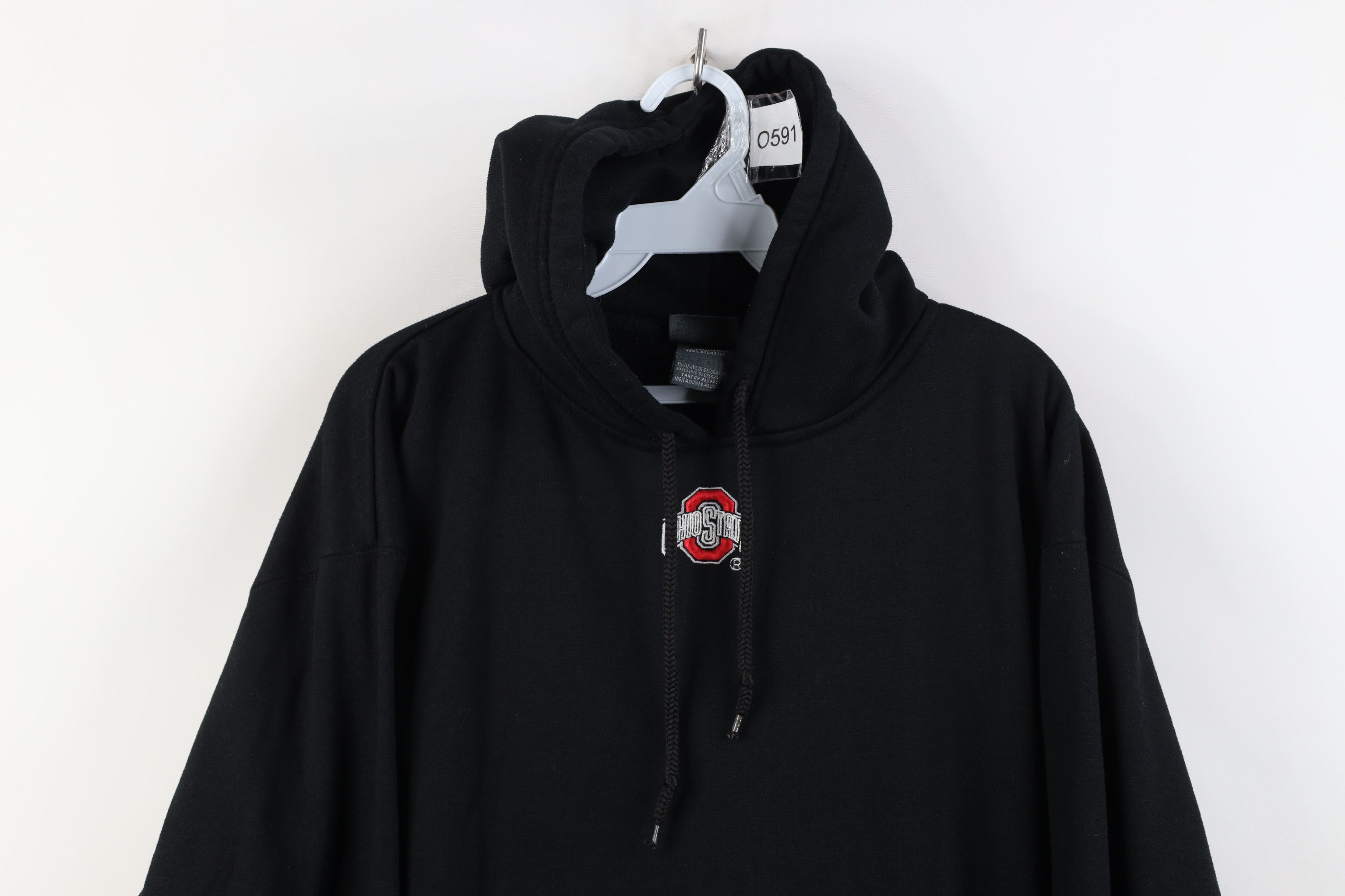 Vintage Vintage 90s Y2K Ohio State University Hoodie Sweatshirt Size US L / EU 52-54 / 3 - 2 Thumbnail