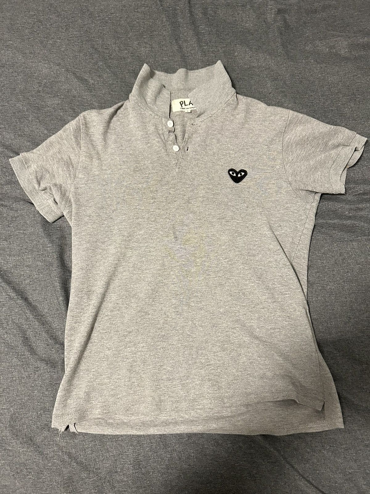 Comme des Garcons Comme Des Garçon Polo Shirt Grey Size US L / EU 52-54 / 3 - 1 Thumbnail