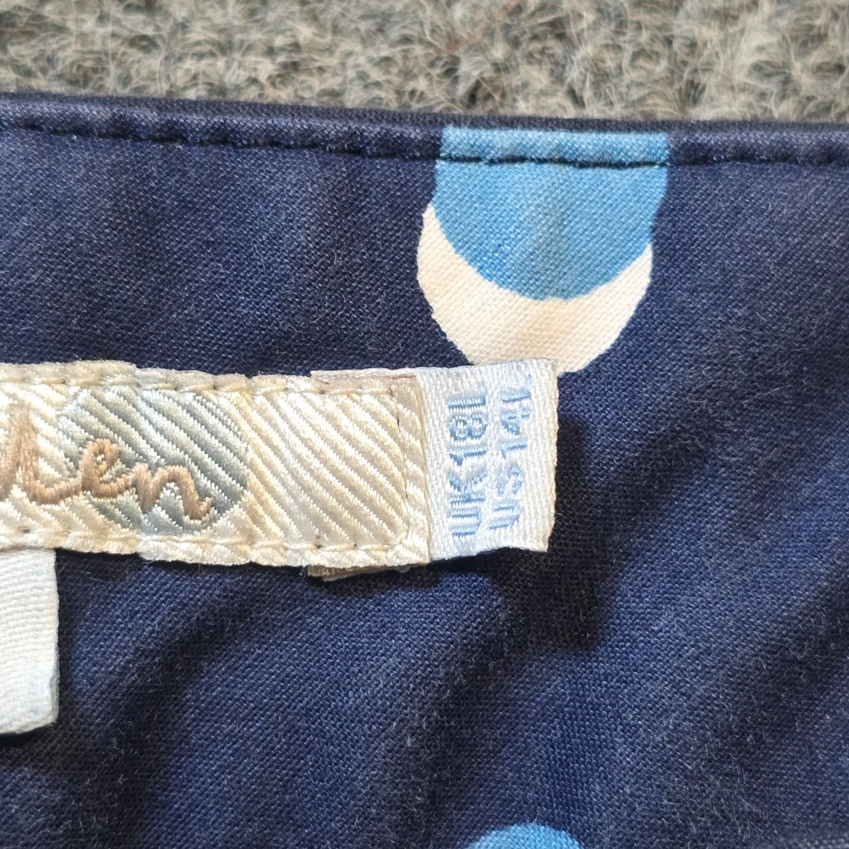 Boden Boden Pants Women Size 18 Long Blue Chino Pocket High Rise Casual Career Capsule Carded Preppy Straight Waist 35 in Plus Regular 32 in Inseam Womens Size 40" / US 18 - 5 Thumbnail