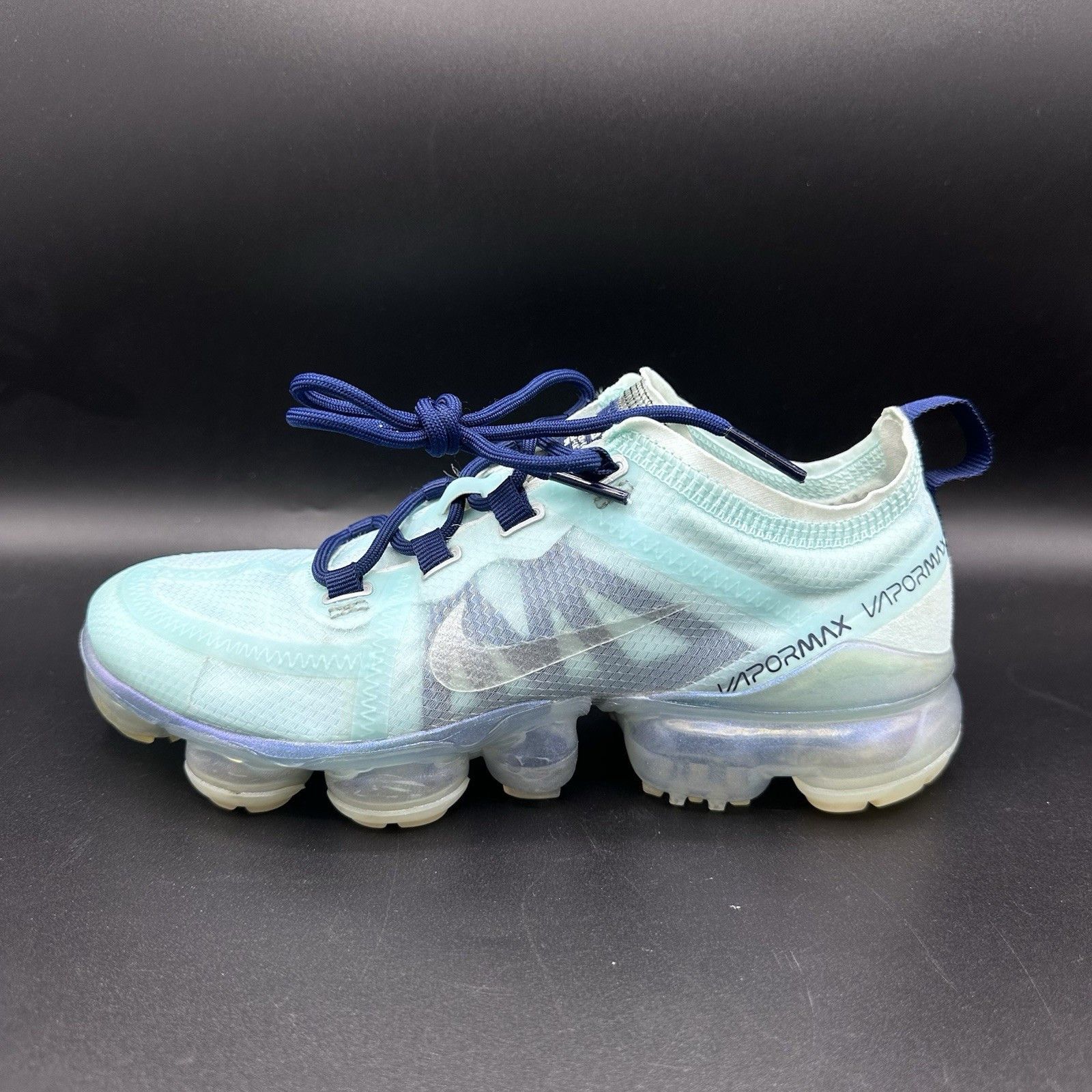 Nike Vapormax 2019 'Teal Tint' Metallic Silver Shoe Size
