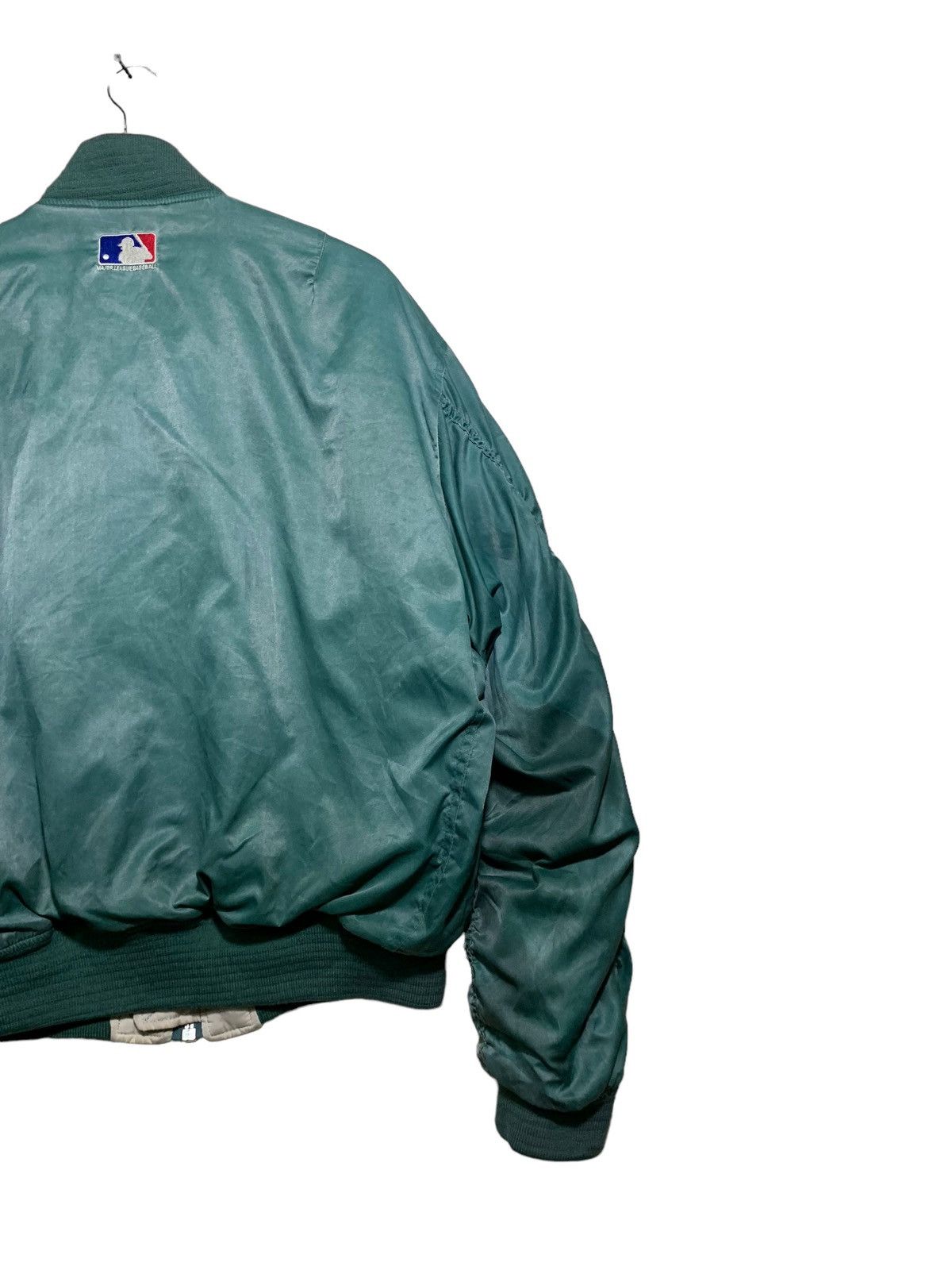 MLB 🔥A’s MLB BY STARTER BOMBER JACKETS Size US L / EU 52-54 / 3 - 8 Thumbnail