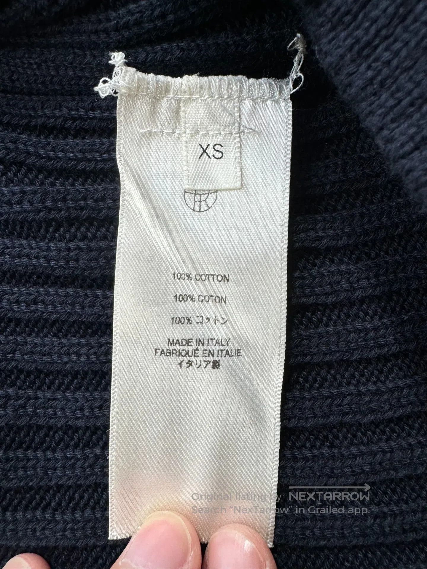 The Row The Row Navy Blue Special Cut Cotton Dress| Size XS / US 0-2 / IT 36-38 - 6 Thumbnail
