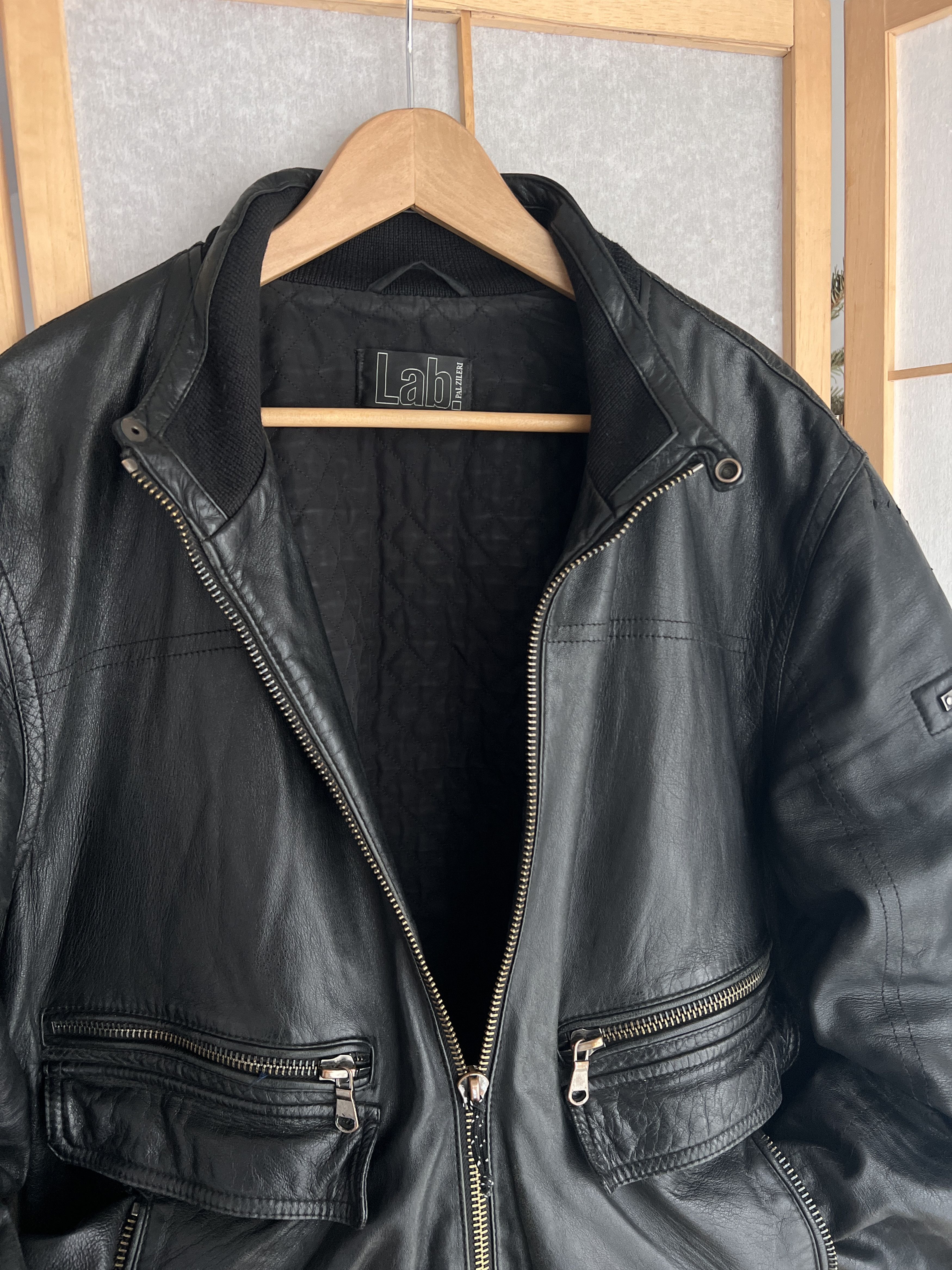 If Six Was Nine Vintage 2000s leather bomber jacket baggy boxy y2k japanese Size US L / EU 52-54 / 3 - 14 Thumbnail